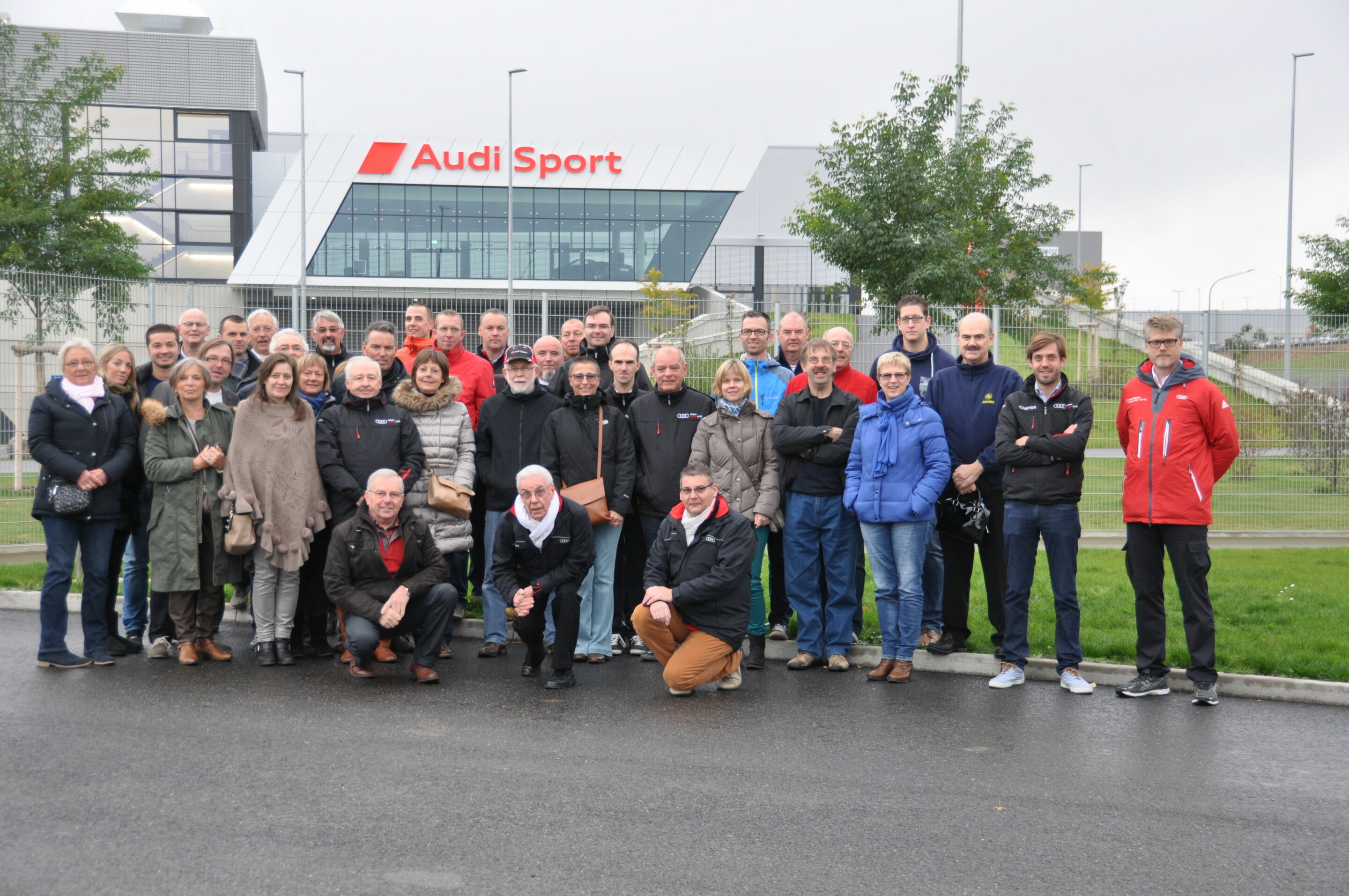 Belgian Audi Club members visit the Böllinger Höfe plant - Belgian Audi Club members visit the Böllinger Höfe plant