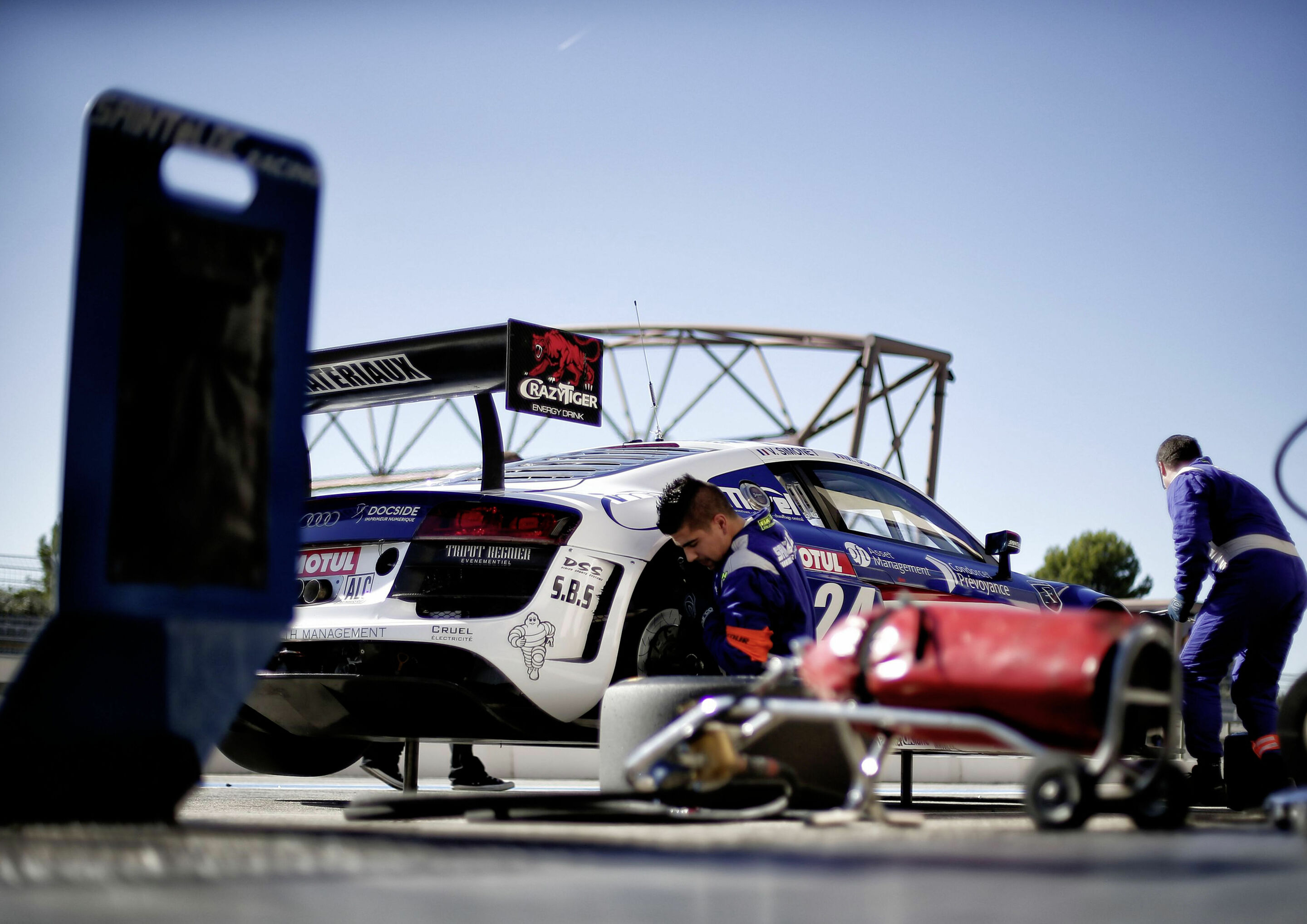 GT France 2015 - Audi R8 LMS ultra #24 (Saintéloc Racing), Valentin Simonet/Grégory Guilvert/Marc Sourd