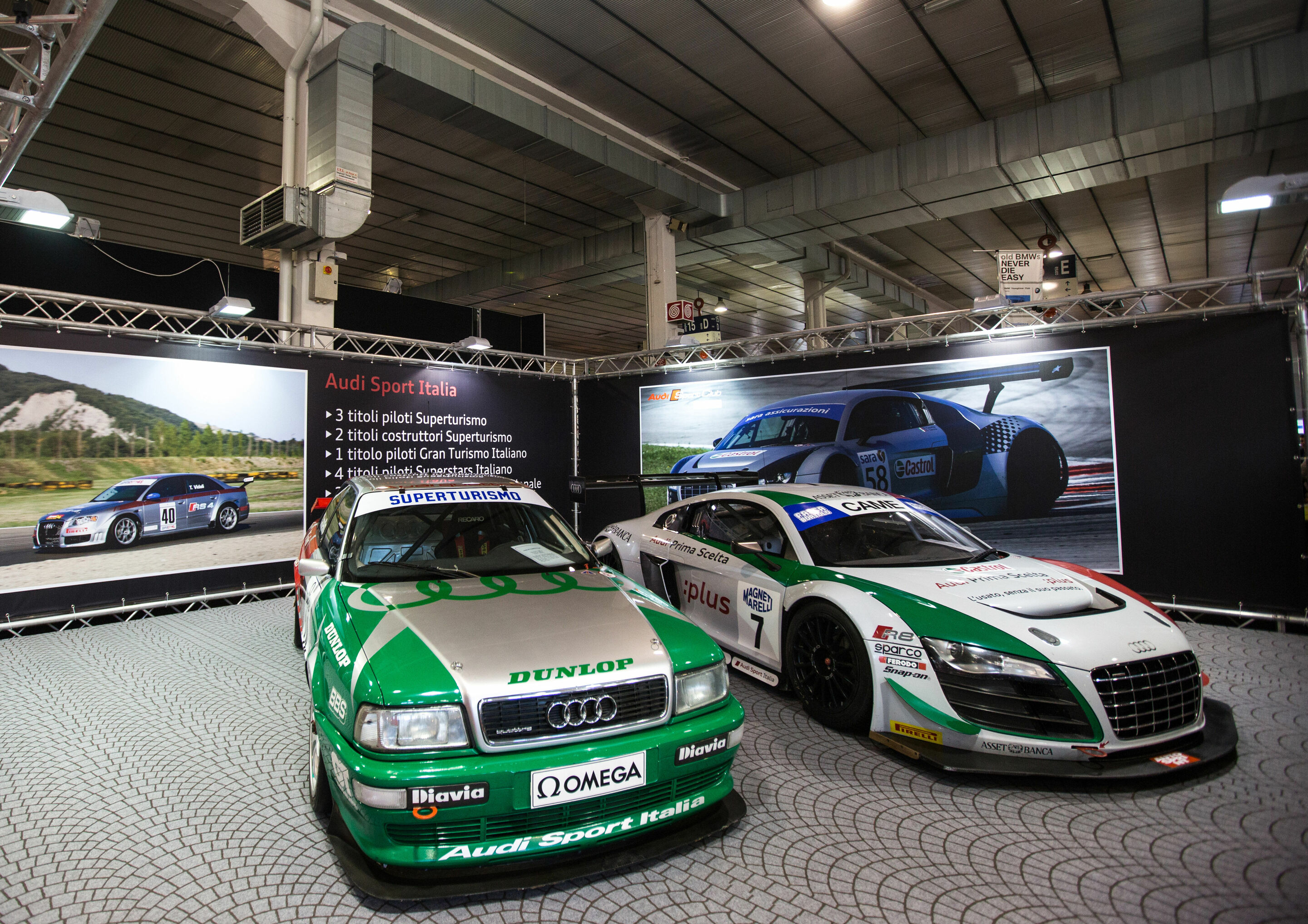 Auto e Moto d'Epoca 2015 - Audi 80 competition, Audi R8 LMS ultra