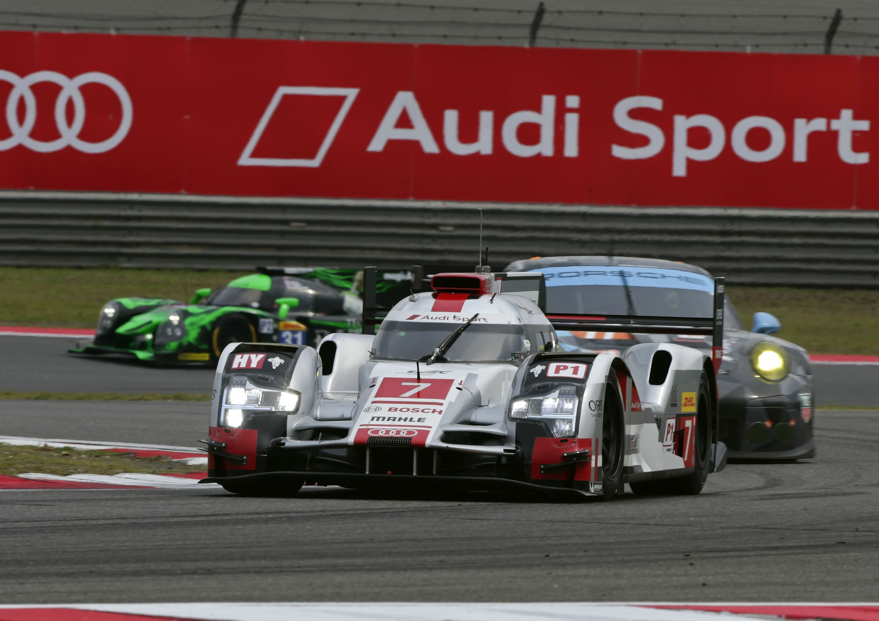WEC Shanghai 2015 - Audi R18 e-tron quattro #7 (Audi Sport Team Joest), Marcel Fässler, André Lotterer, Benoît Tréluyer