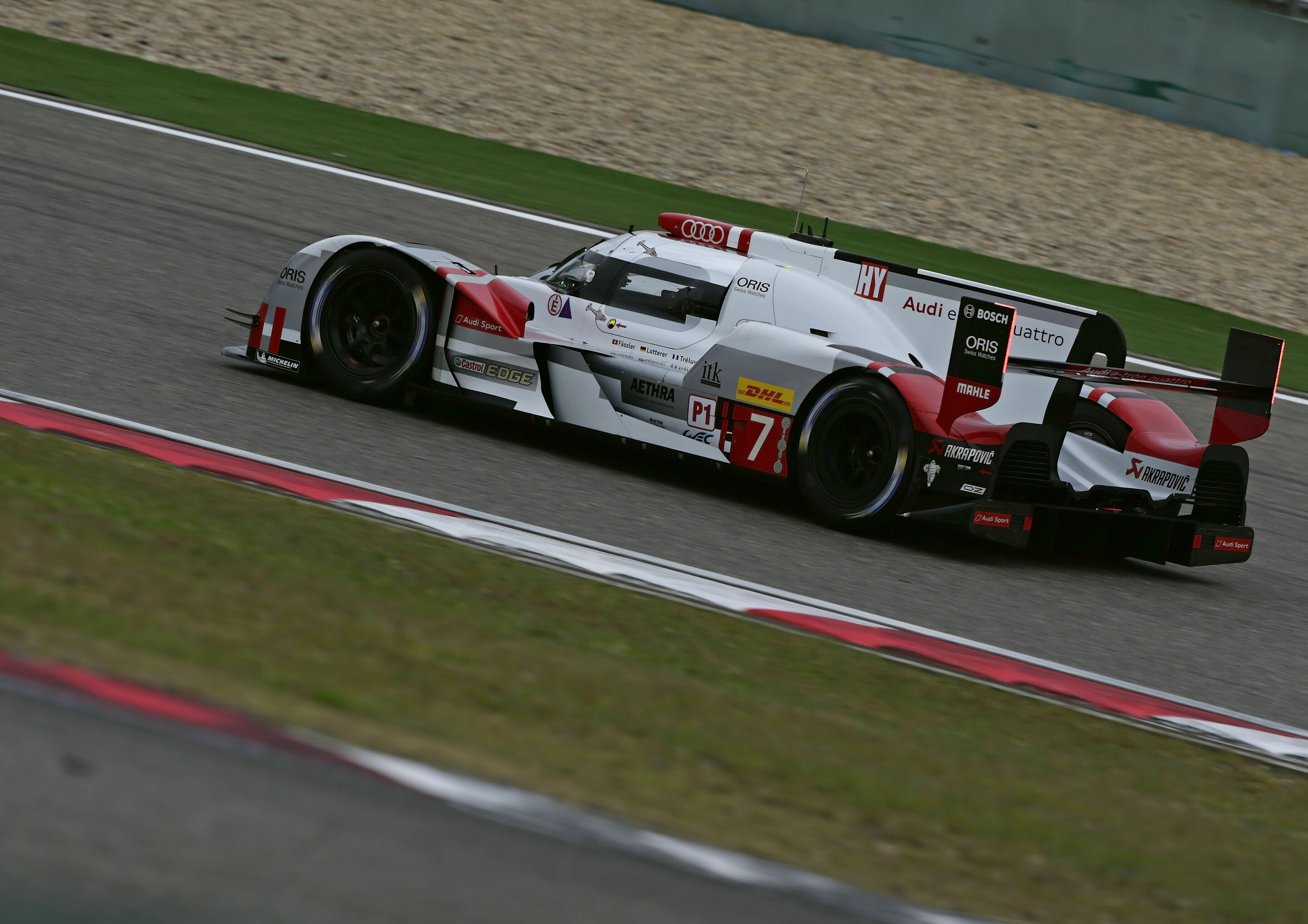 WEC Shanghai 2015 - Audi R18 e-tron quattro #7 (Audi Sport Team Joest), Marcel Fässler, André Lotterer, Benoît Tréluyer