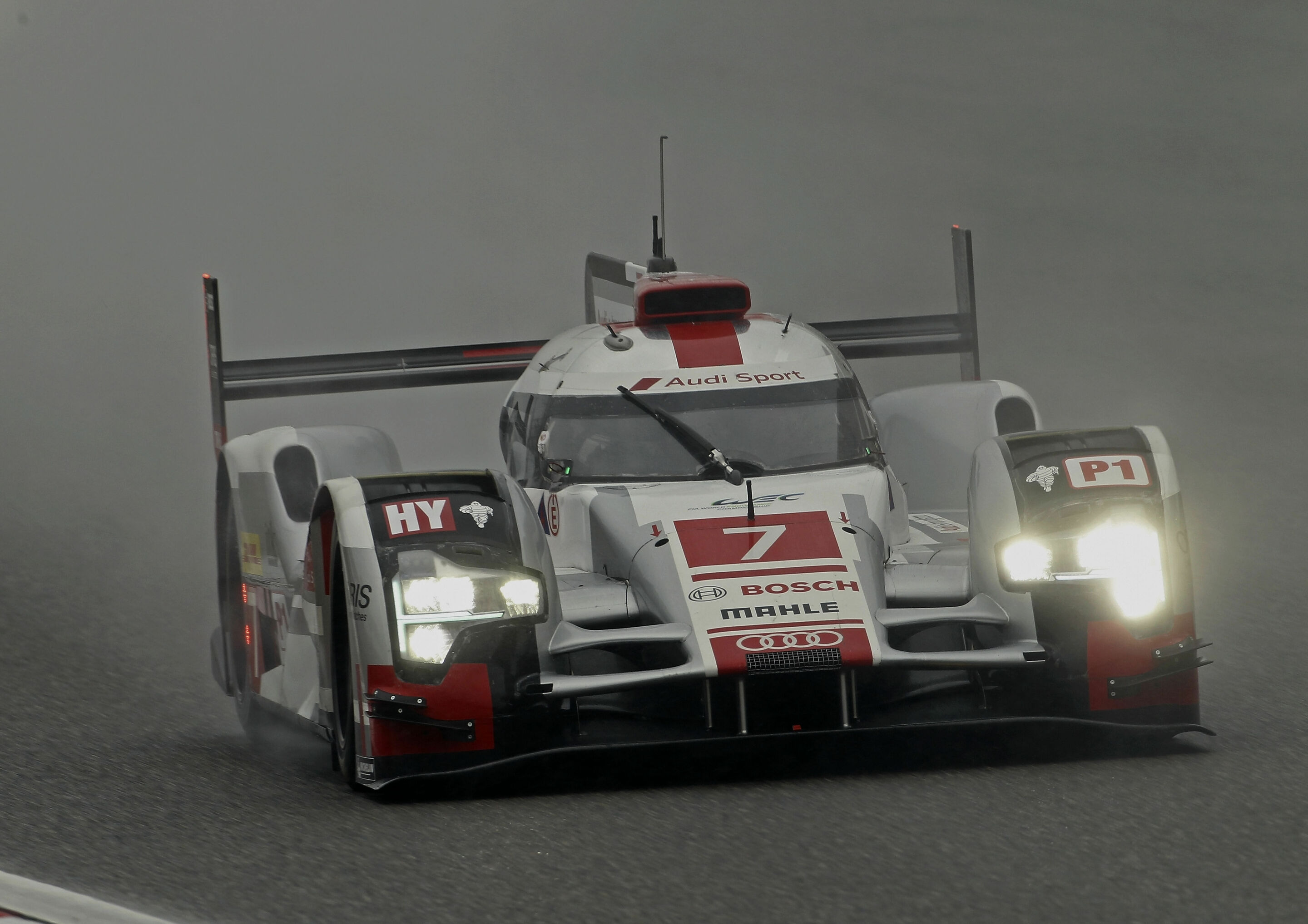 WEC Shanghai 2015 - Audi R18 e-tron quattro #7 (Audi Sport Team Joest), Marcel Fässler, André Lotterer, Benoît Tréluyer