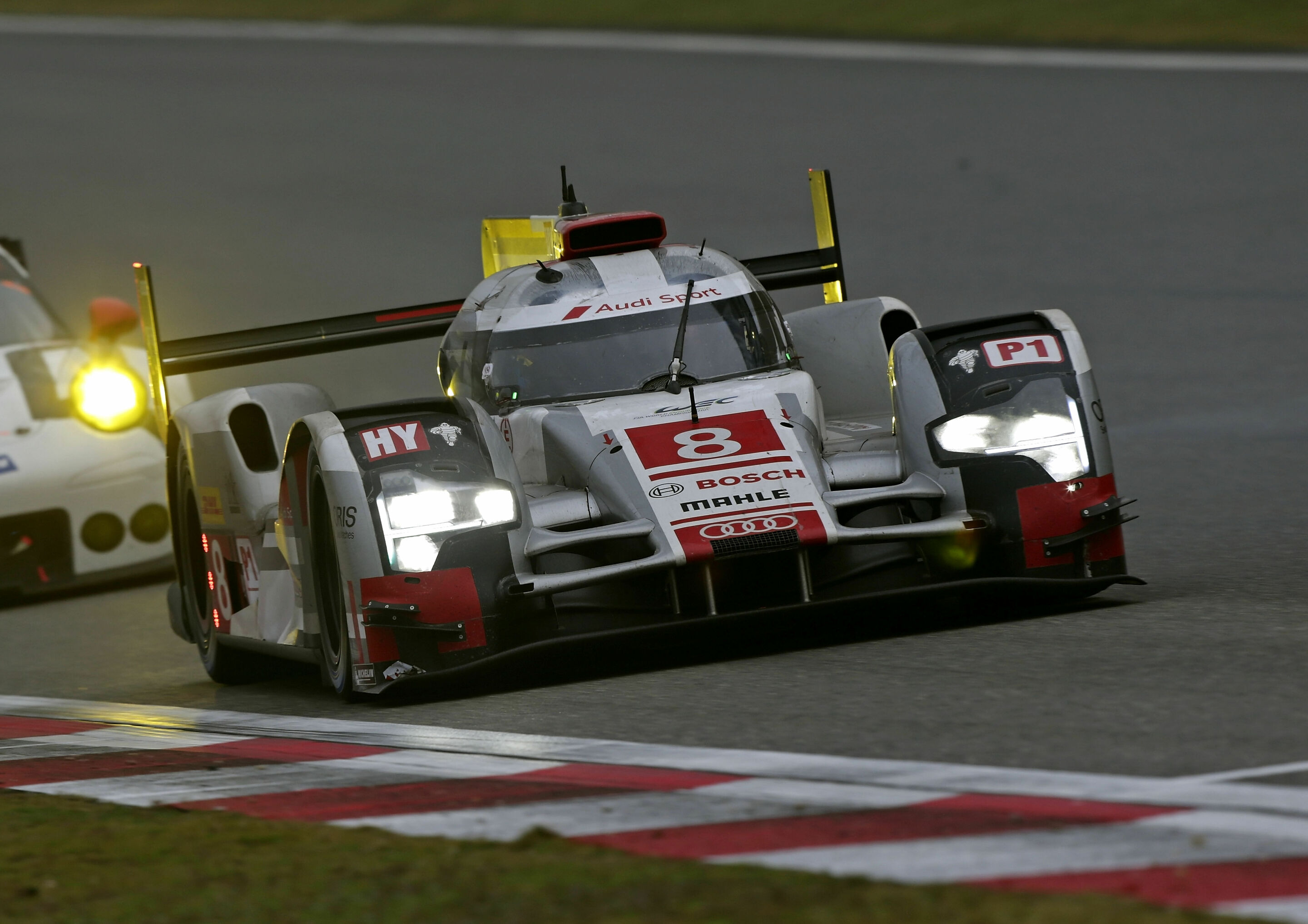 WEC Shanghai 2015 - Audi R18 e-tron quattro #8 (Audi Sport Team Joest), Lucas di Grassi, Loïc Duval, Oliver Jarvis