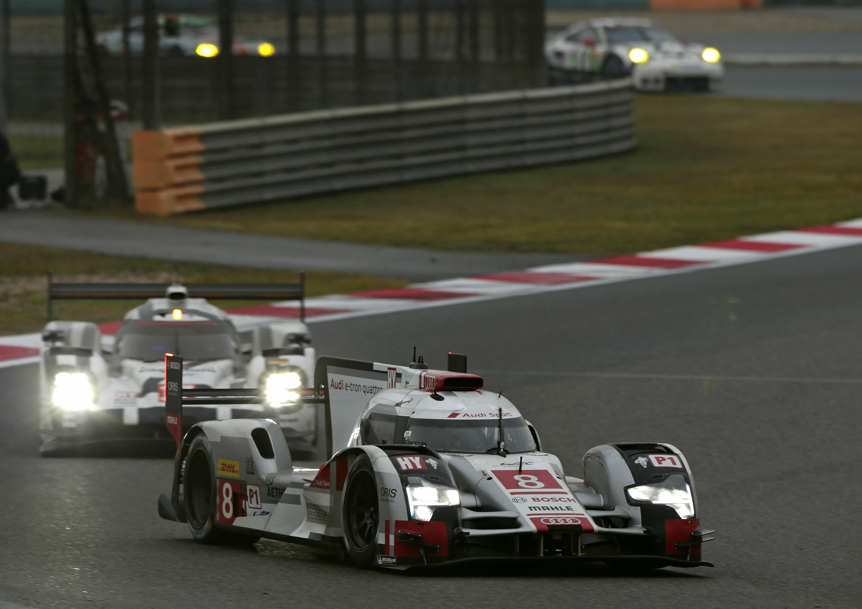 WEC Shanghai 2015 - Audi R18 e-tron quattro #8 (Audi Sport Team Joest), Lucas di Grassi, Loïc Duval, Oliver Jarvis