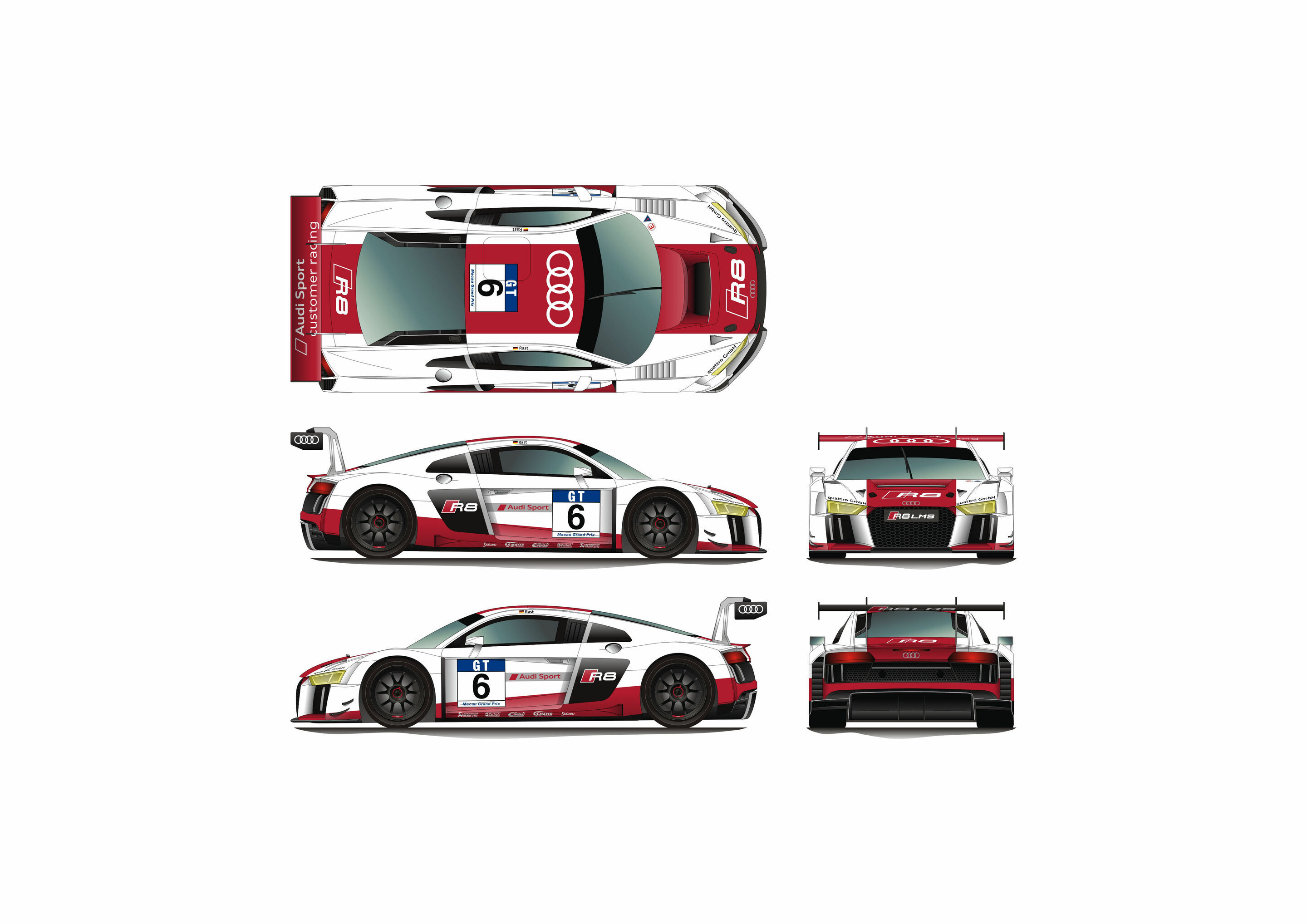 René Rast - Audi R8 LMS #7 (Audi Sport Team WRT), René Rast