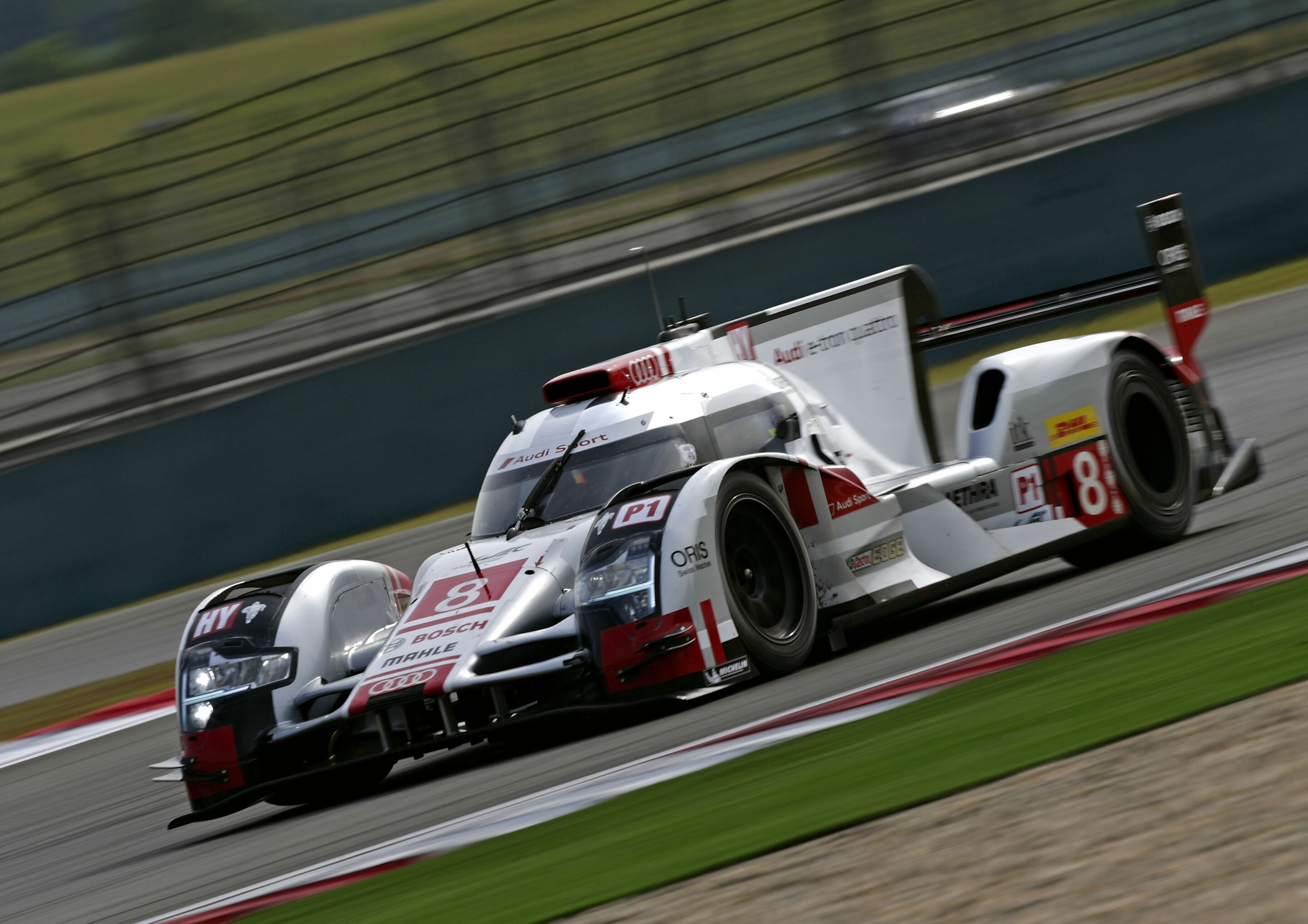 WEC Shanghai 2015 - Audi R18 e-tron quattro #8 (Audi Sport Team Joest), Lucas di Grassi, Loïc Duval, Oliver Jarvis