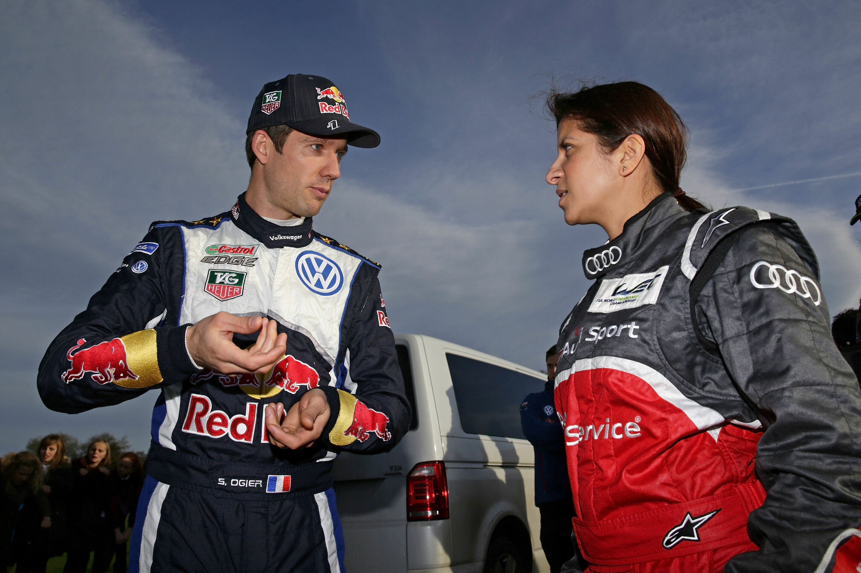 Wales Rally Great Britain 2015 - Sébastien Ogier, Leena Gade, WRC Rally Great Britain 2015