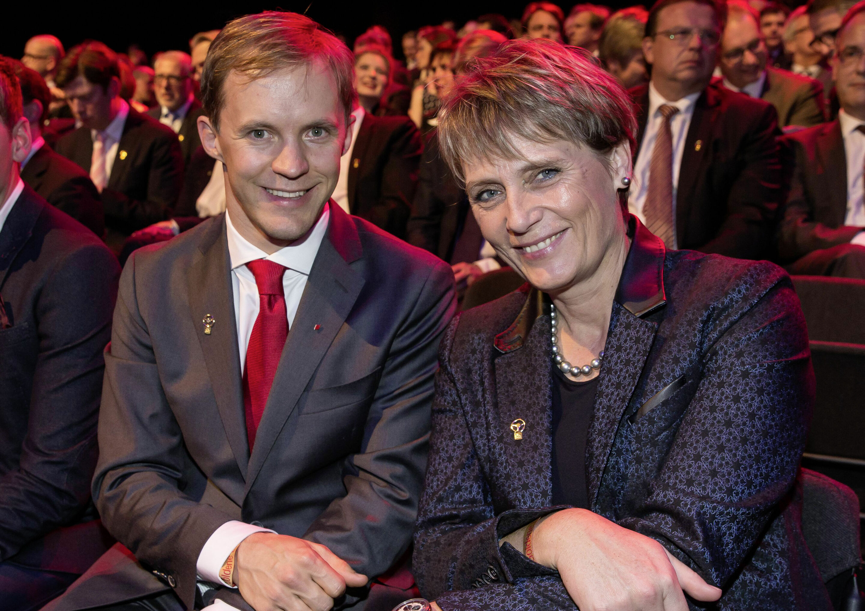 Mattias Ekström attends Golden Lenkrad - Matthias Ekström, Jutta Kleinschmidt