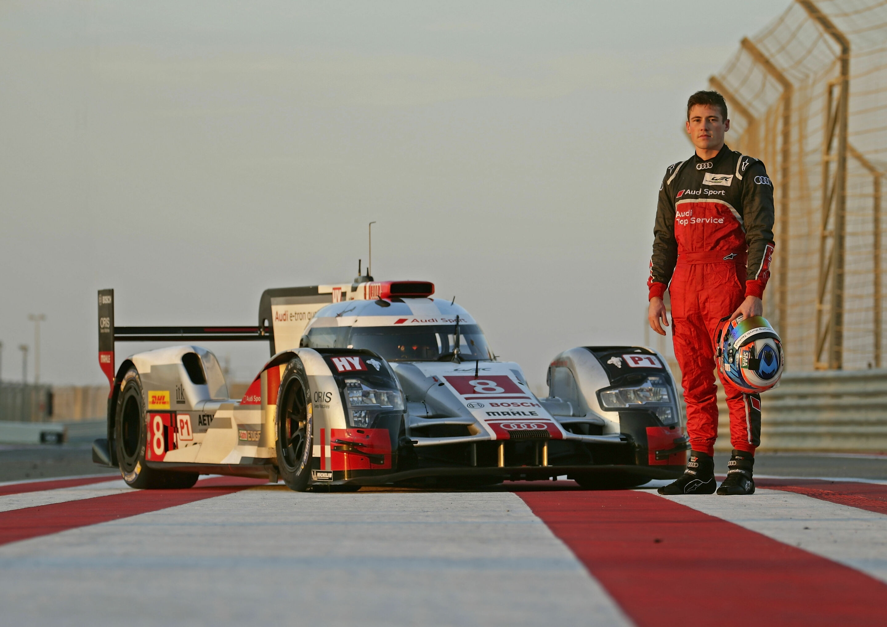 WEC Bahrain 2015 - Audi R18 e-tron quattro #8 (Audi Sport Team Joest), Richie Stanaway