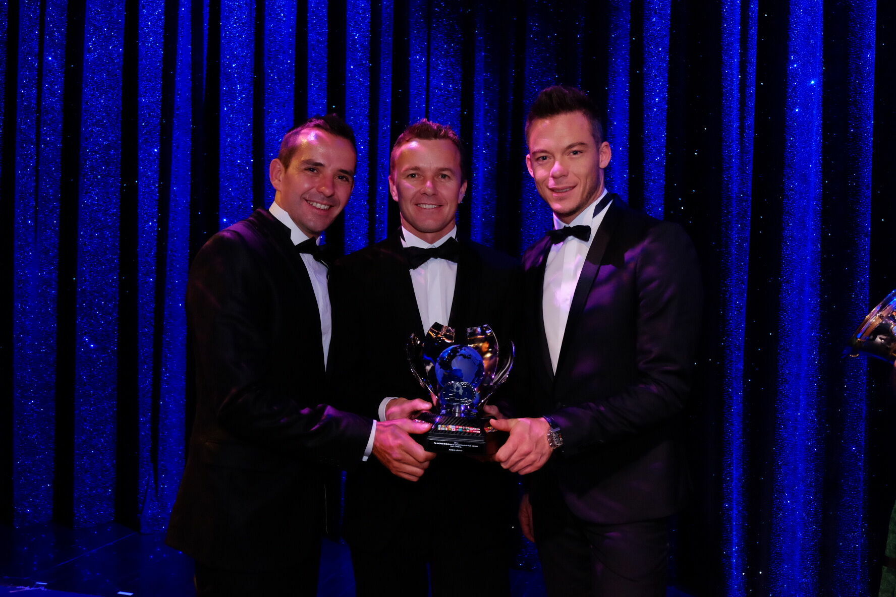 FIA prize giving ceremony - Benoît Tréluyer, Marcel Fässler, André Lotterer