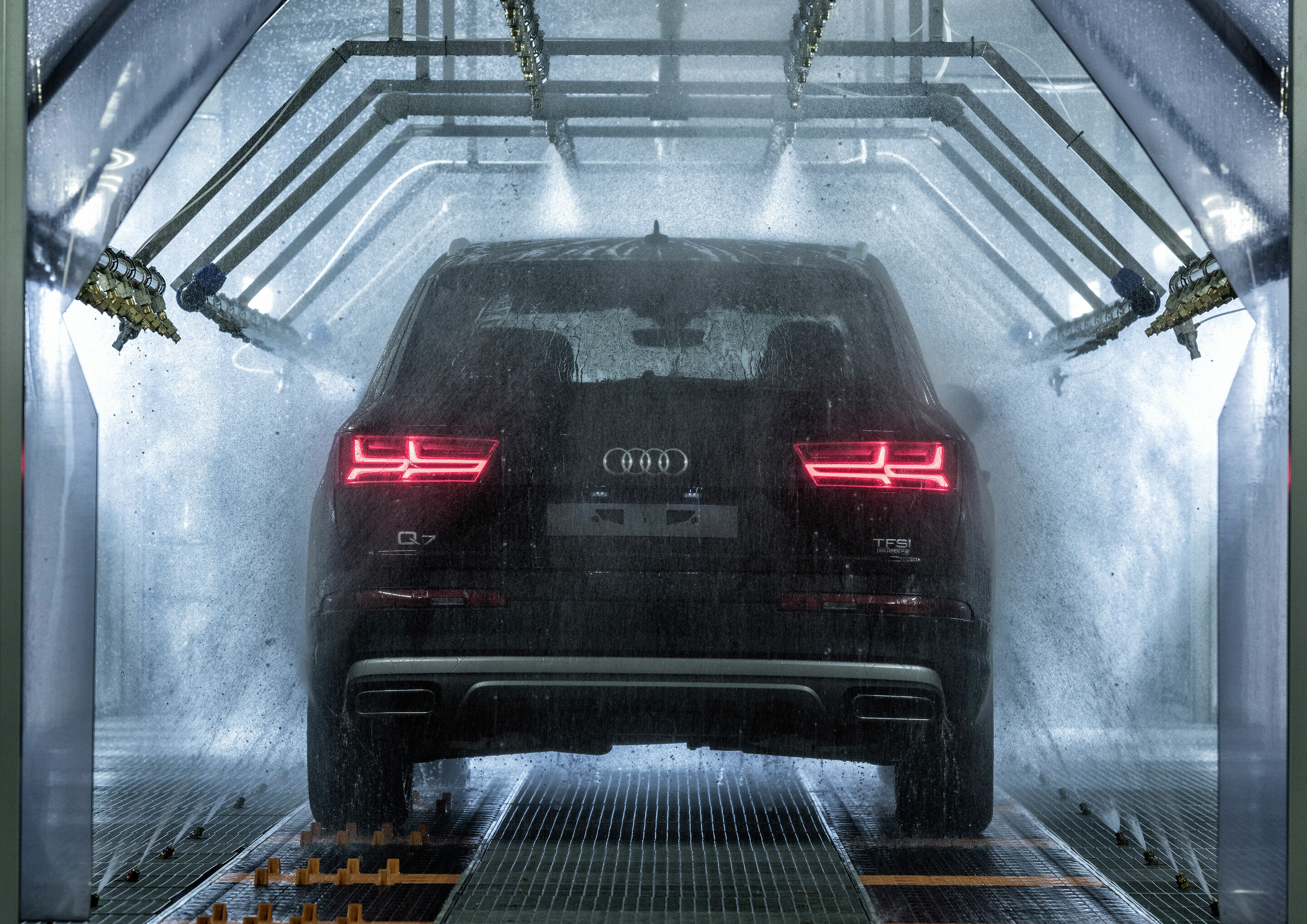 Audi Bratislava - Waschstraße im Werk, Audi Q7