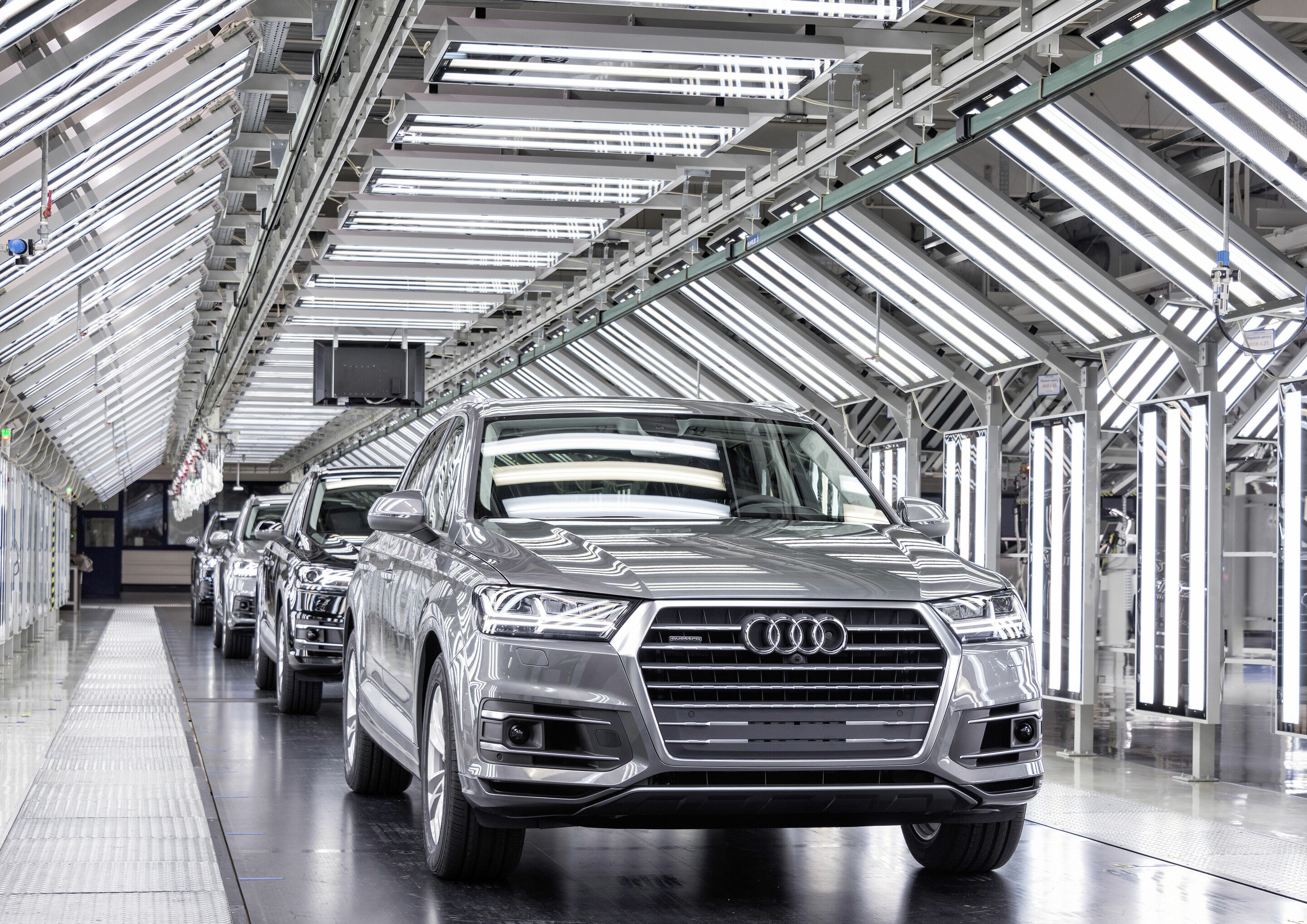 Audi Bratislava - Finish, Qualitätskontrolle, Audi Q7