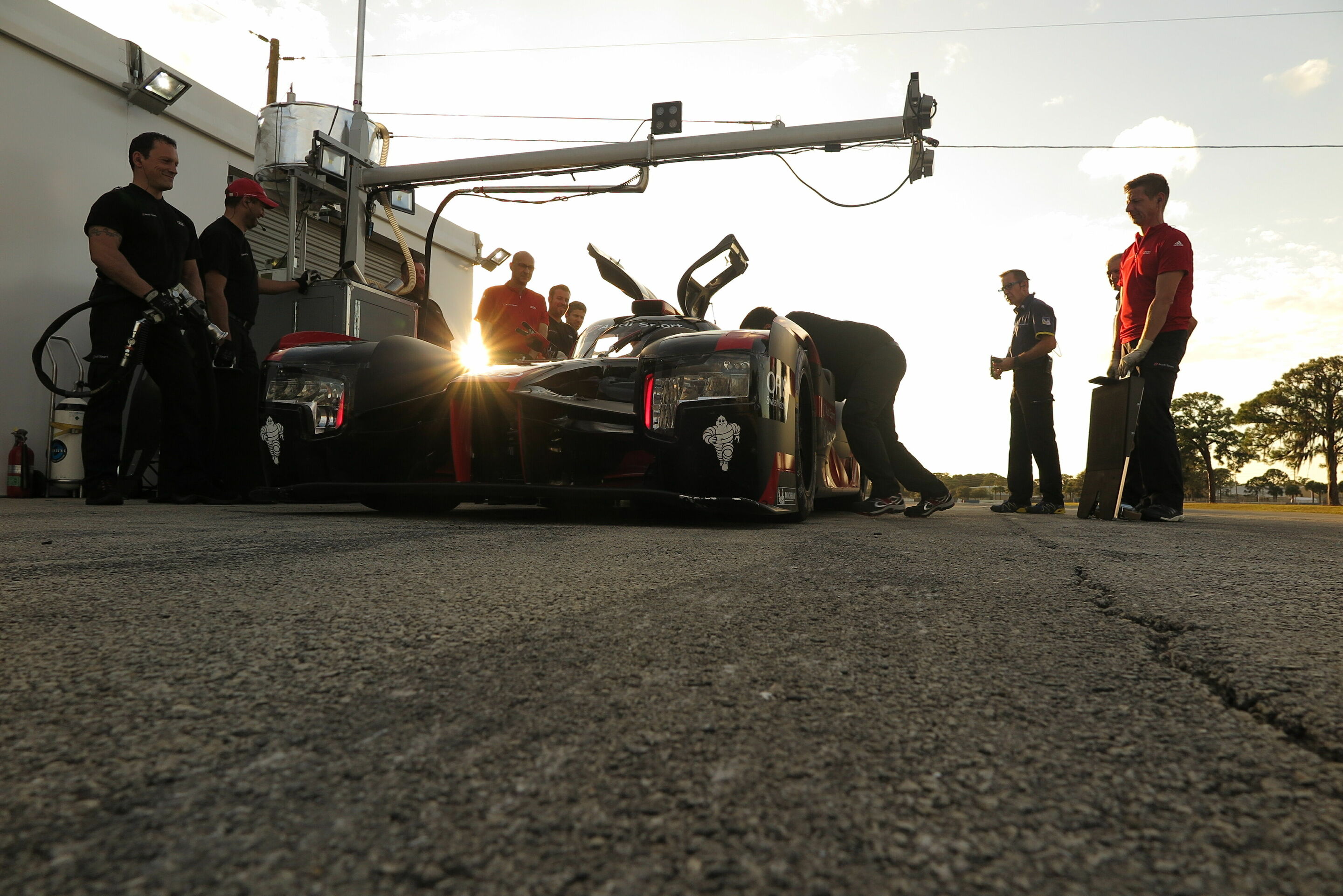 Audi R18 - Audi R18 bei einem Test in Sebring