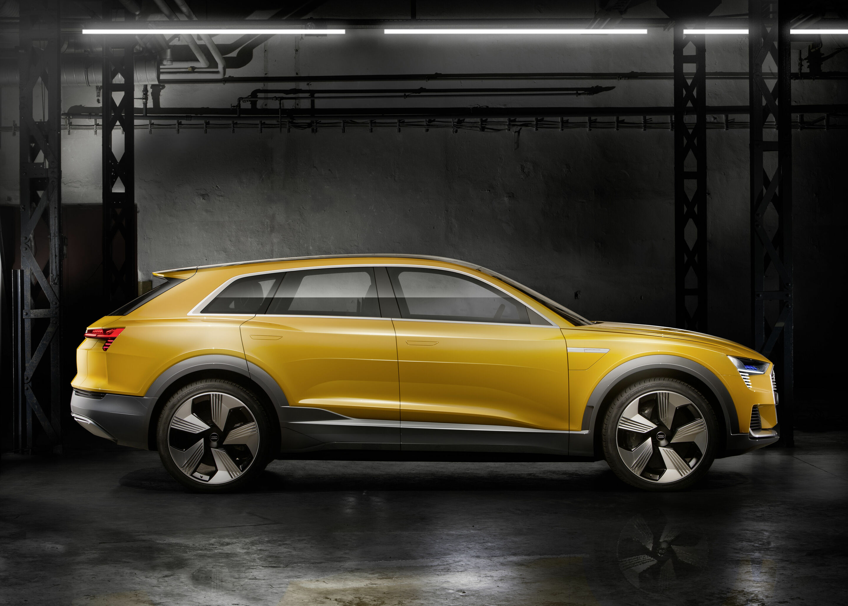 Audi h-tron quattro concept (2016) - Standaufnahme, 
Farbe: Citringelb
