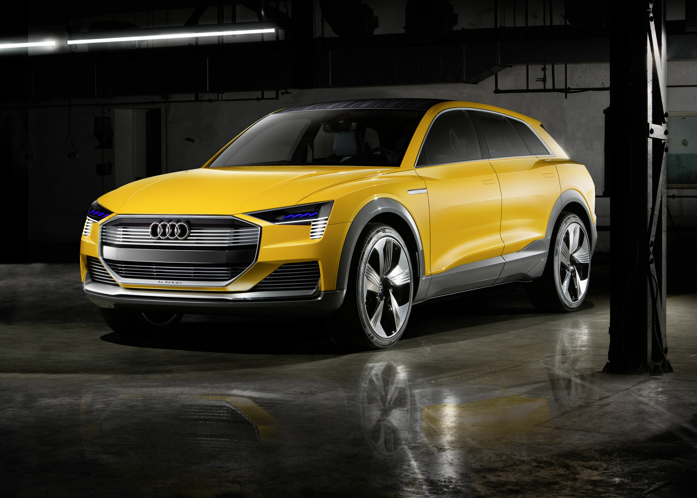 Audi h-tron quattro concept (2016) - Static photo, 
Colour: Citrine yellow