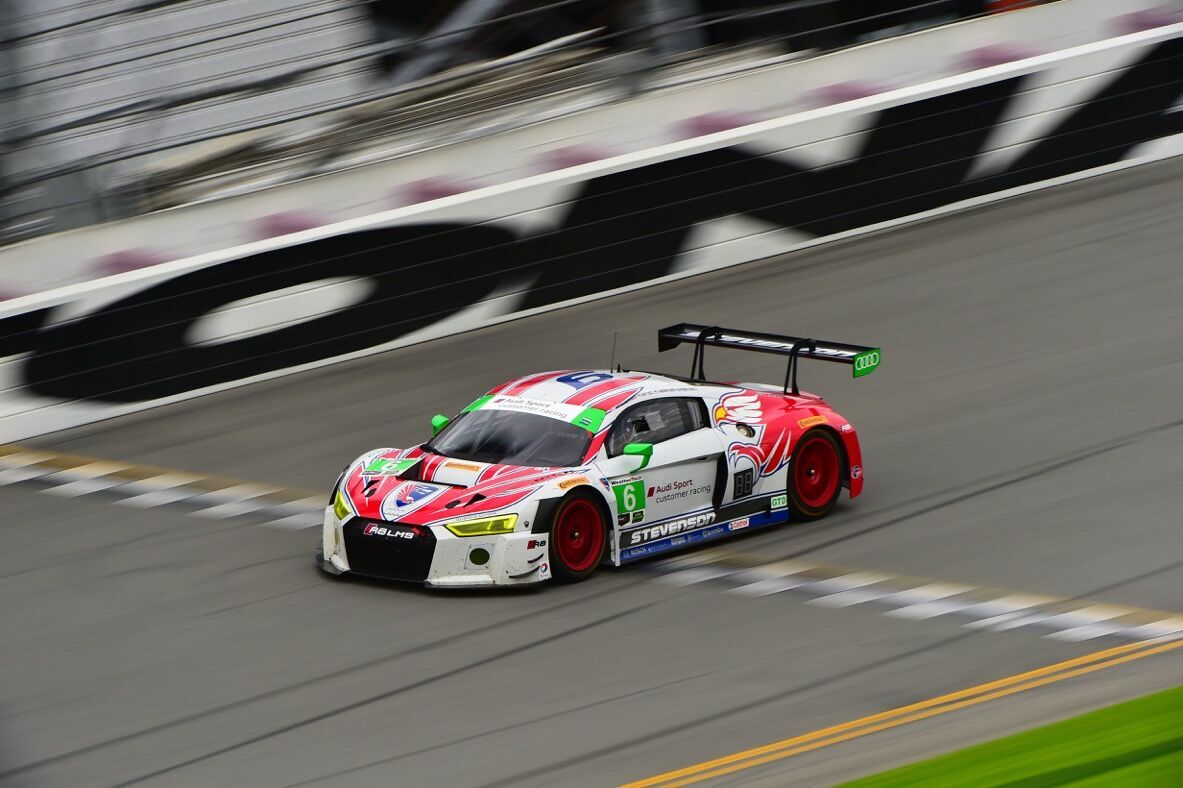 24h Daytona Tests 2016 - Audi R8 LMS #6 (Stevenson Motorsports), Andrew Davis/Robin Liddell/Tristian Vautier/Dion von Moltke