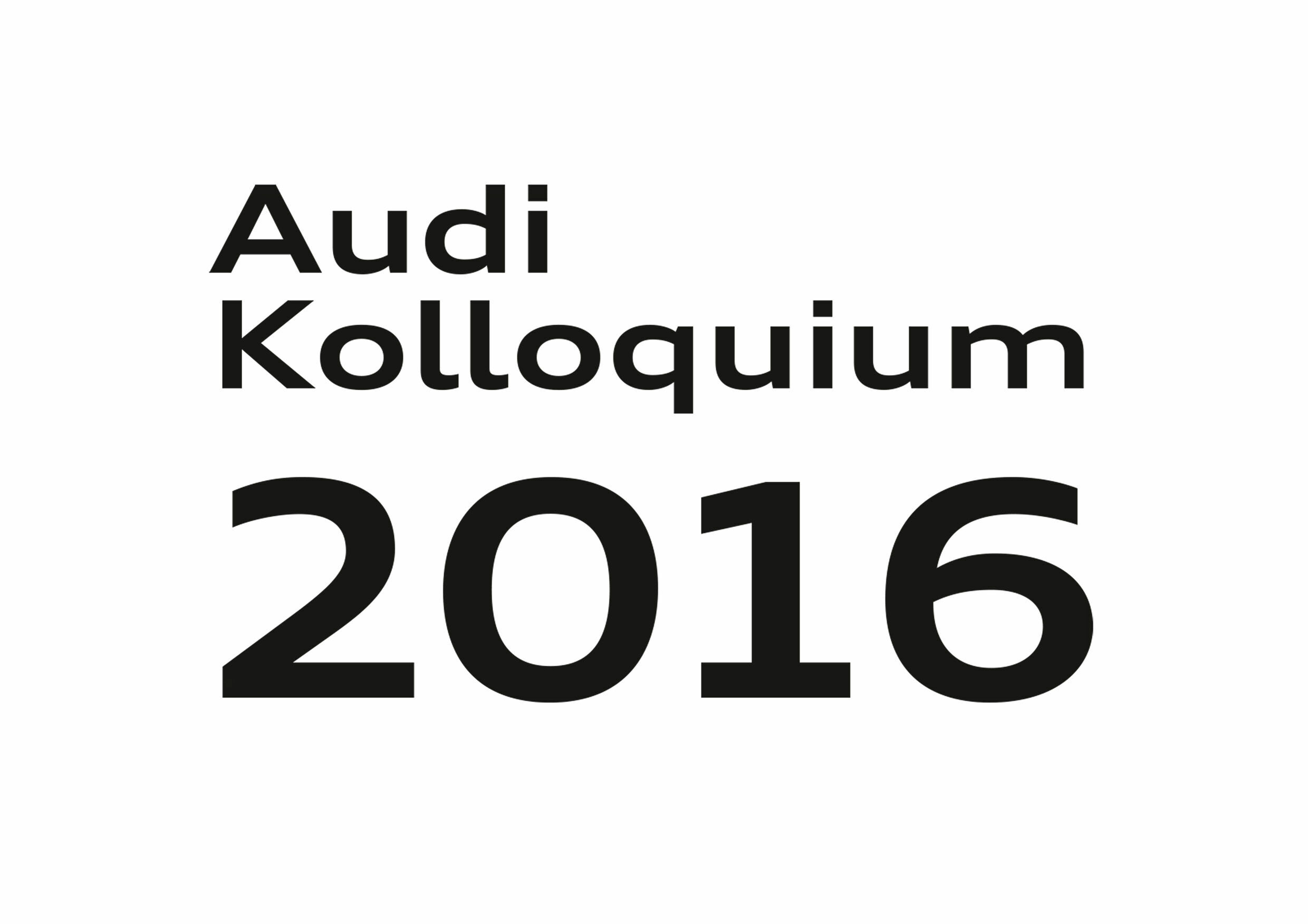 Neues aus der Wissenschaft: Vortragsreihe „Audi Kolloquium“ startet ins Jahr 2016 - Audi Kolloquium 2016