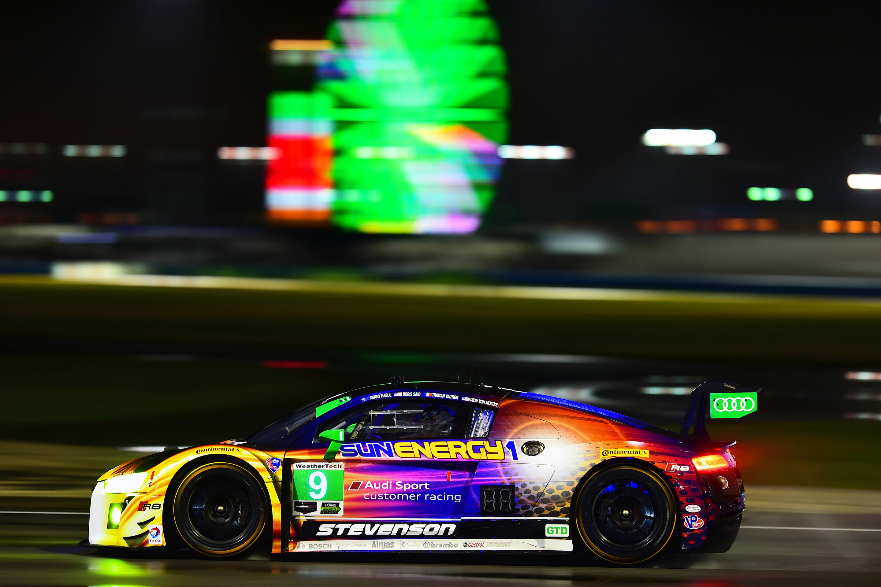 24h Daytona 2016 - Audi R8 LMS #9 (Stevenson Motorsports), Kenny Habul/Dion von Moltke/Boris Said/Tristan Vautier
