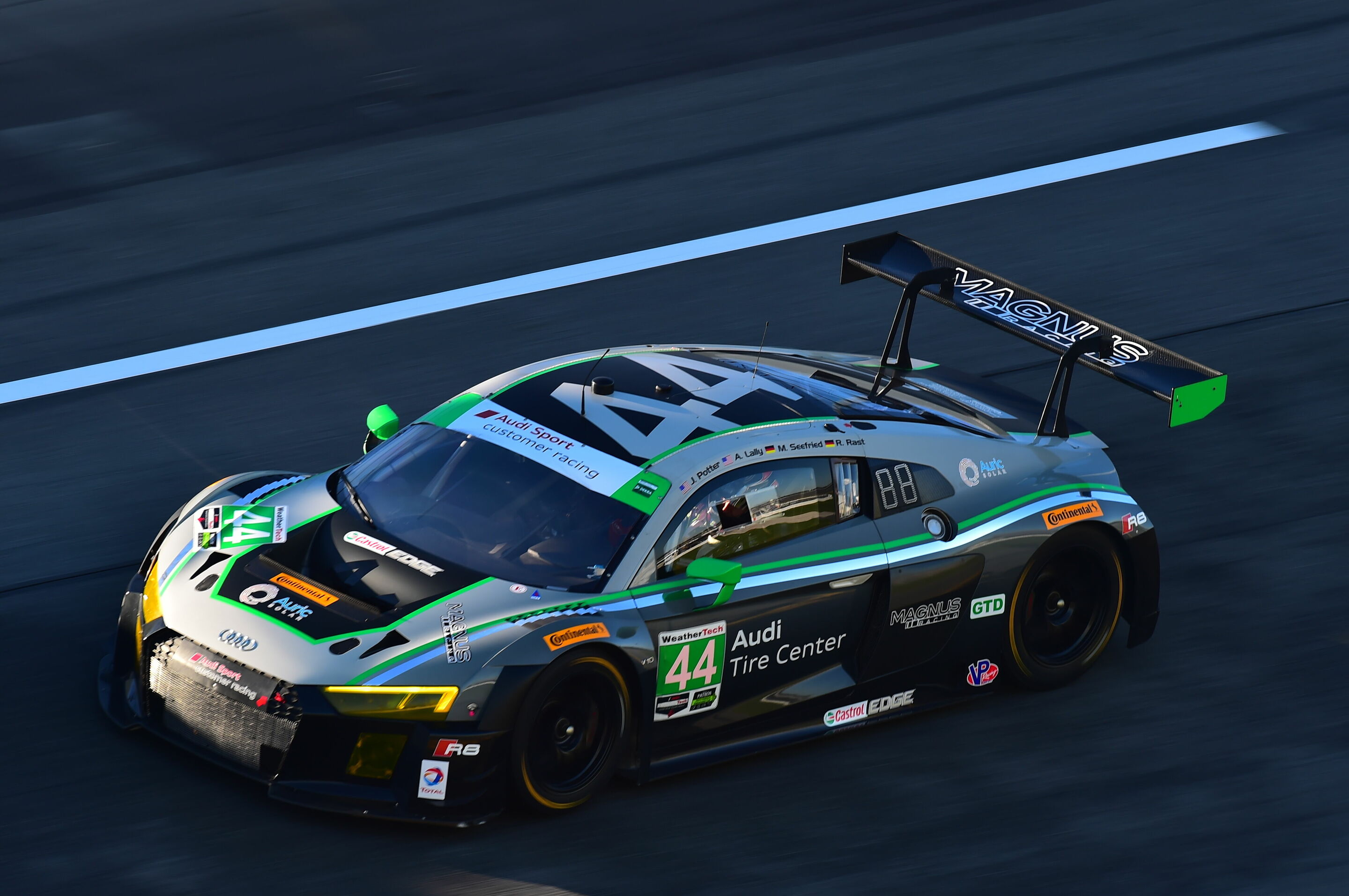 24h Daytona 2016 - Audi R8 LMS #44 (Magnus Racing), Andy Lally/John Potter/René Rast/Marco Seefried