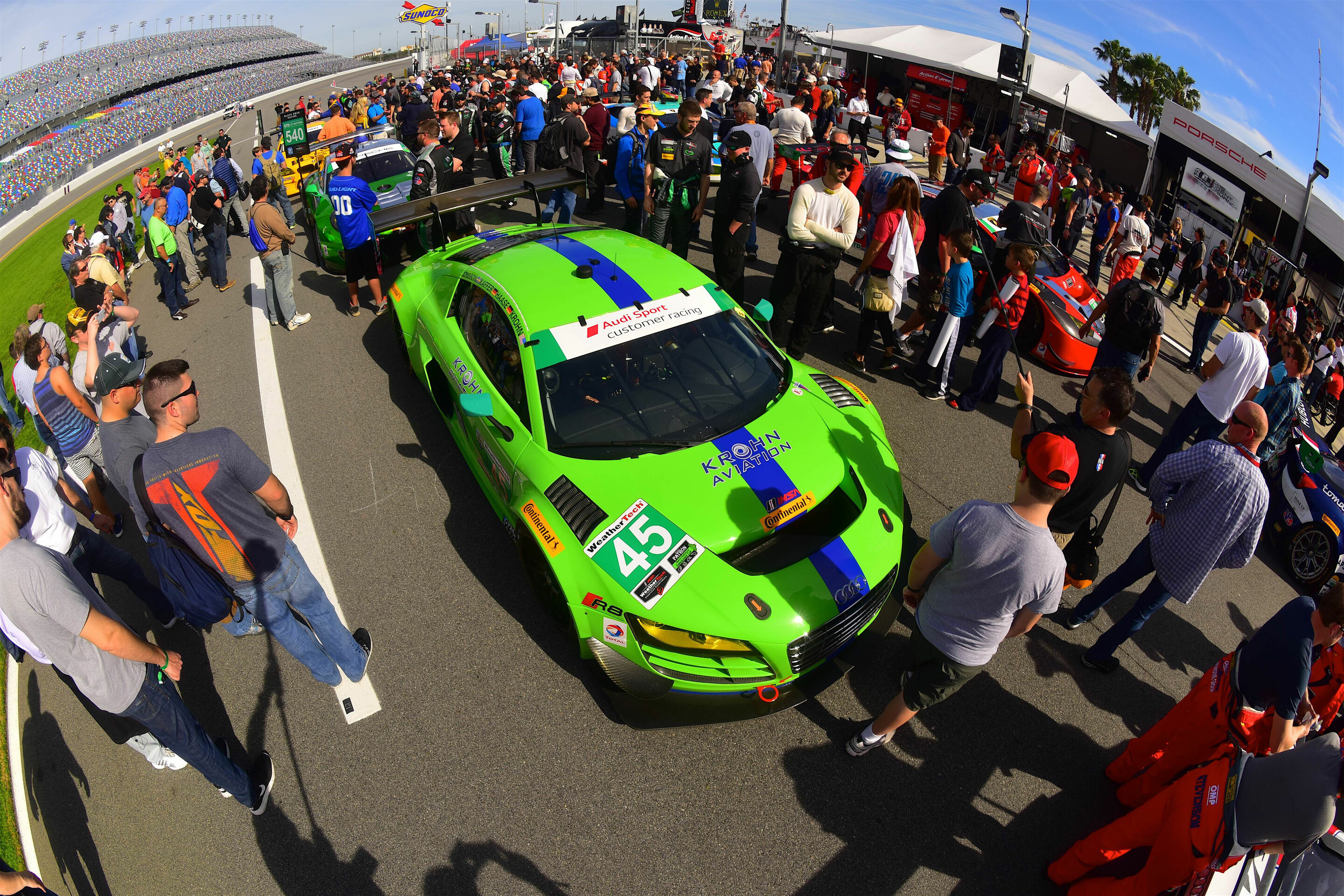 24h Daytona 2016 - Audi R8 LMS ultra #45 (Flying Lizard Motorsports), Christopher Haase/Nic Jönsson/Pierre Kaffer/Tracy Krohn