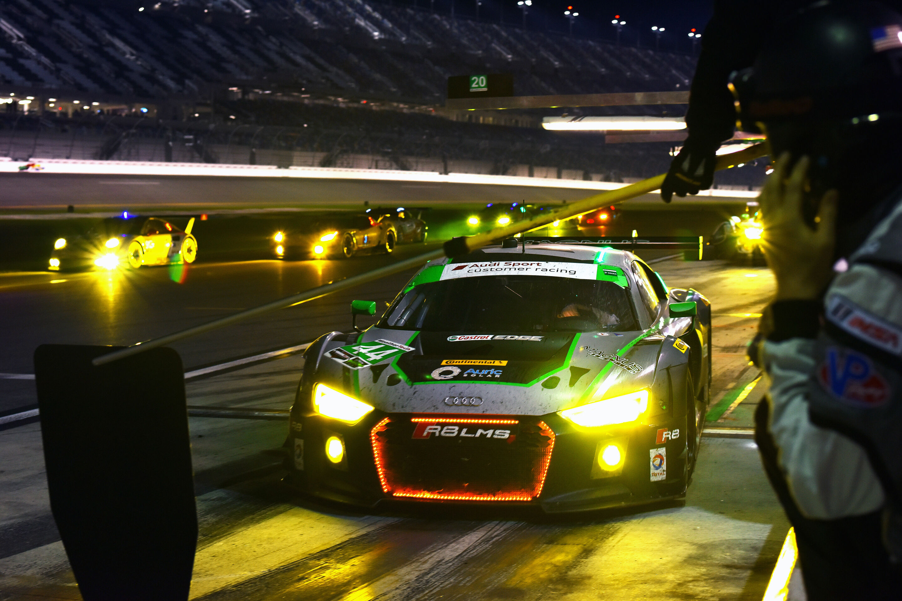 24h Daytona 2016 - Audi R8 LMS #44 (Magnus Racing), Andy Lally/John Potter/René Rast/Marco Seefried