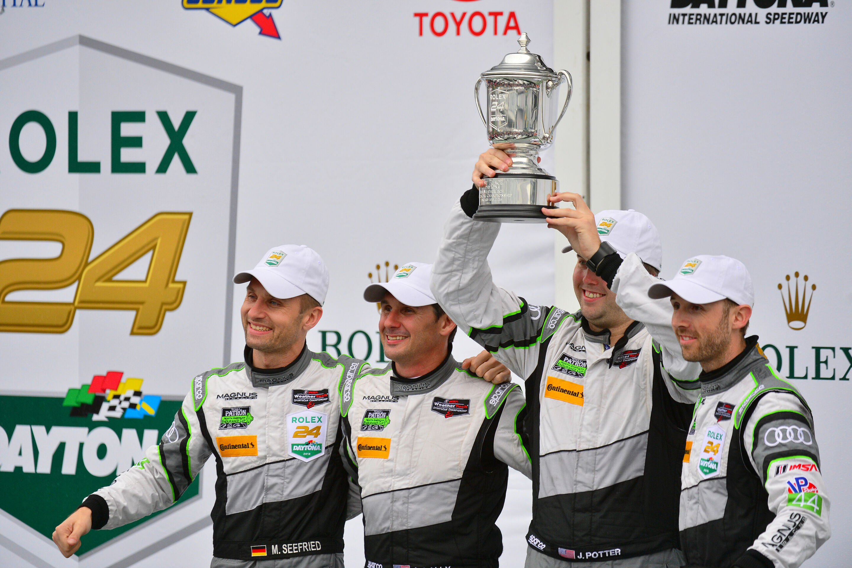 24h Daytona 2016 - Marco Seefried, Andy Lally, John Potter, René Rast
