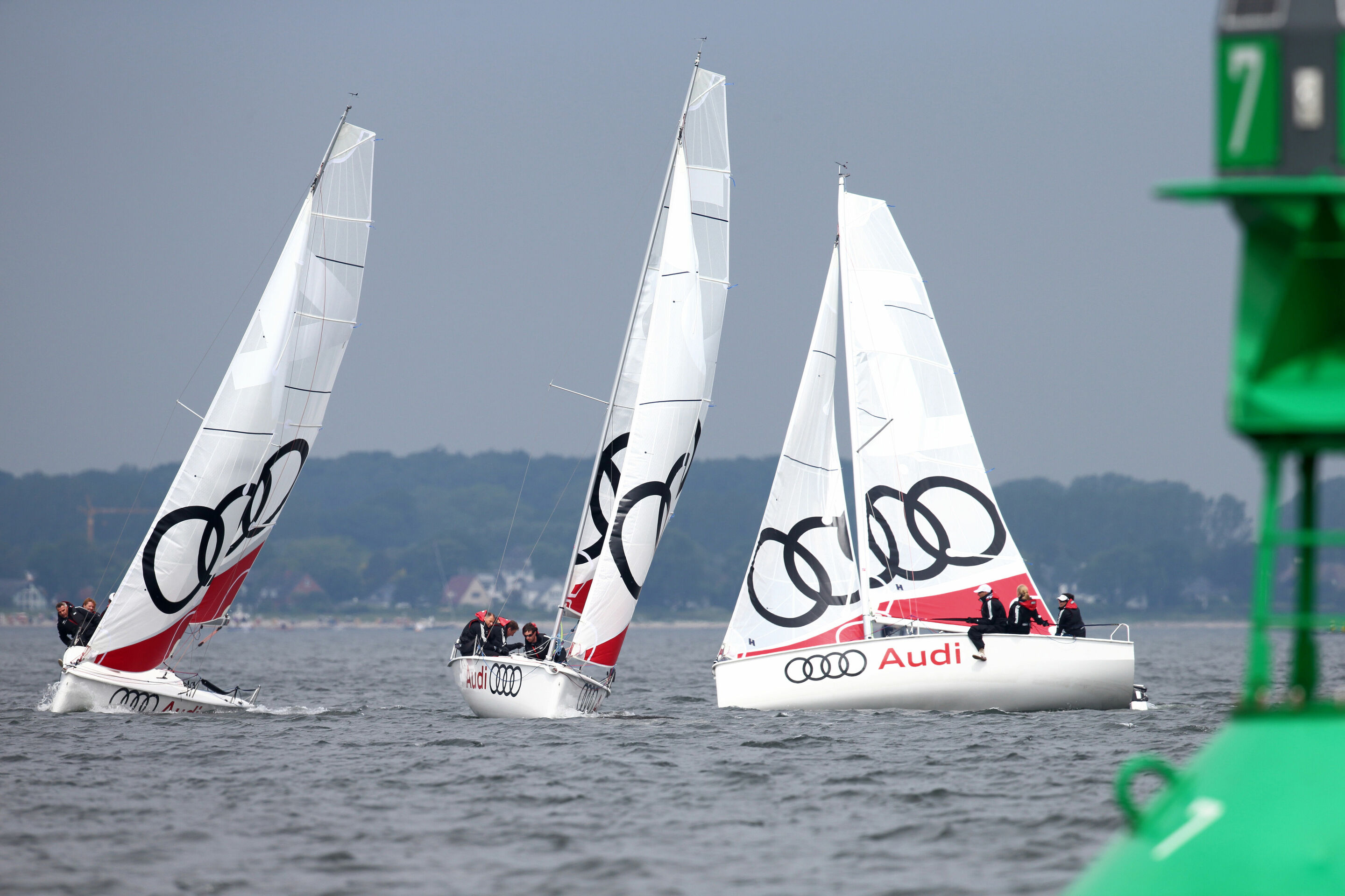 B/one boats in Audi colours