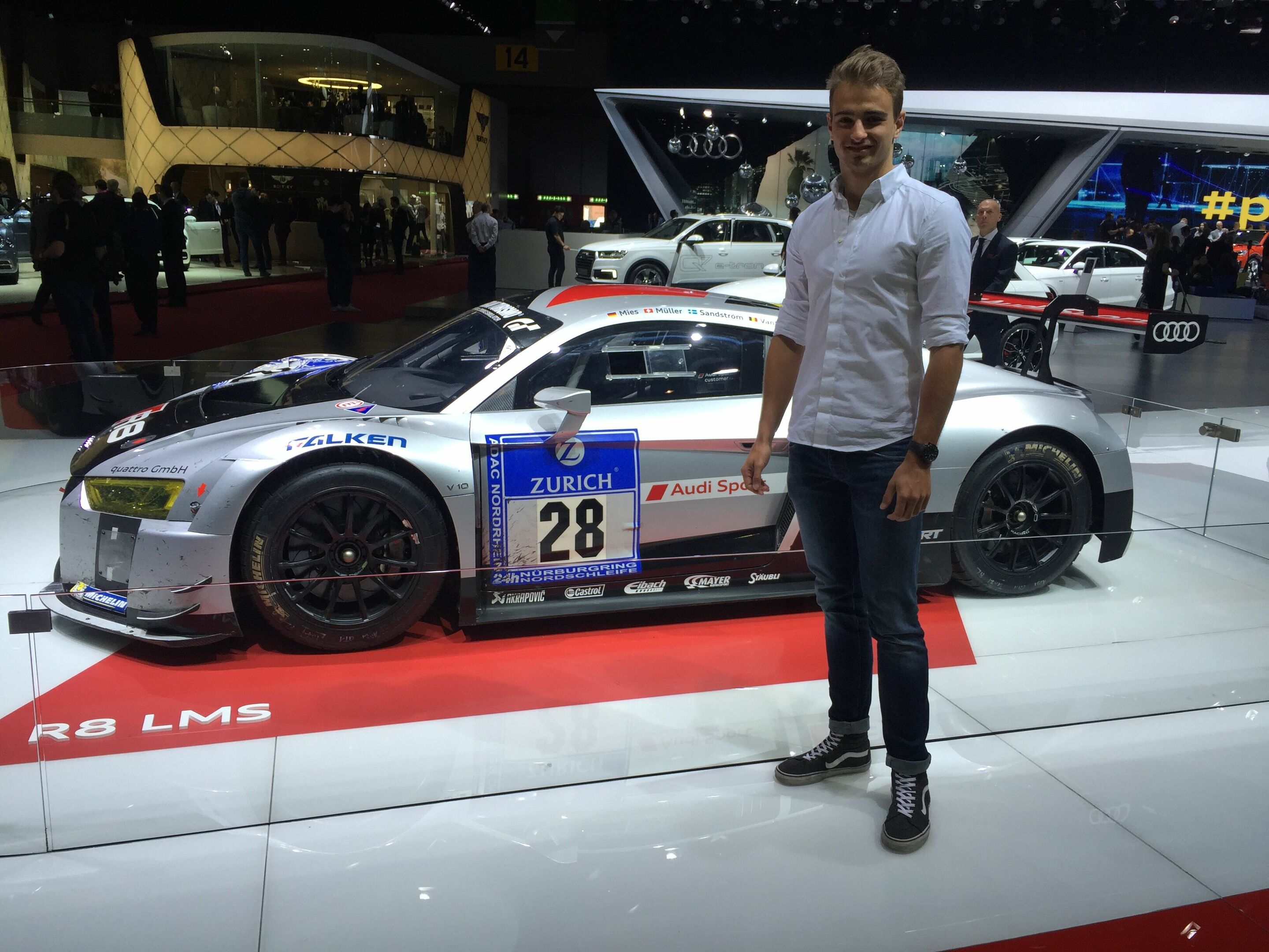 Geneva Motor Show 2016 - Nico Müller, Audi R8 LMS