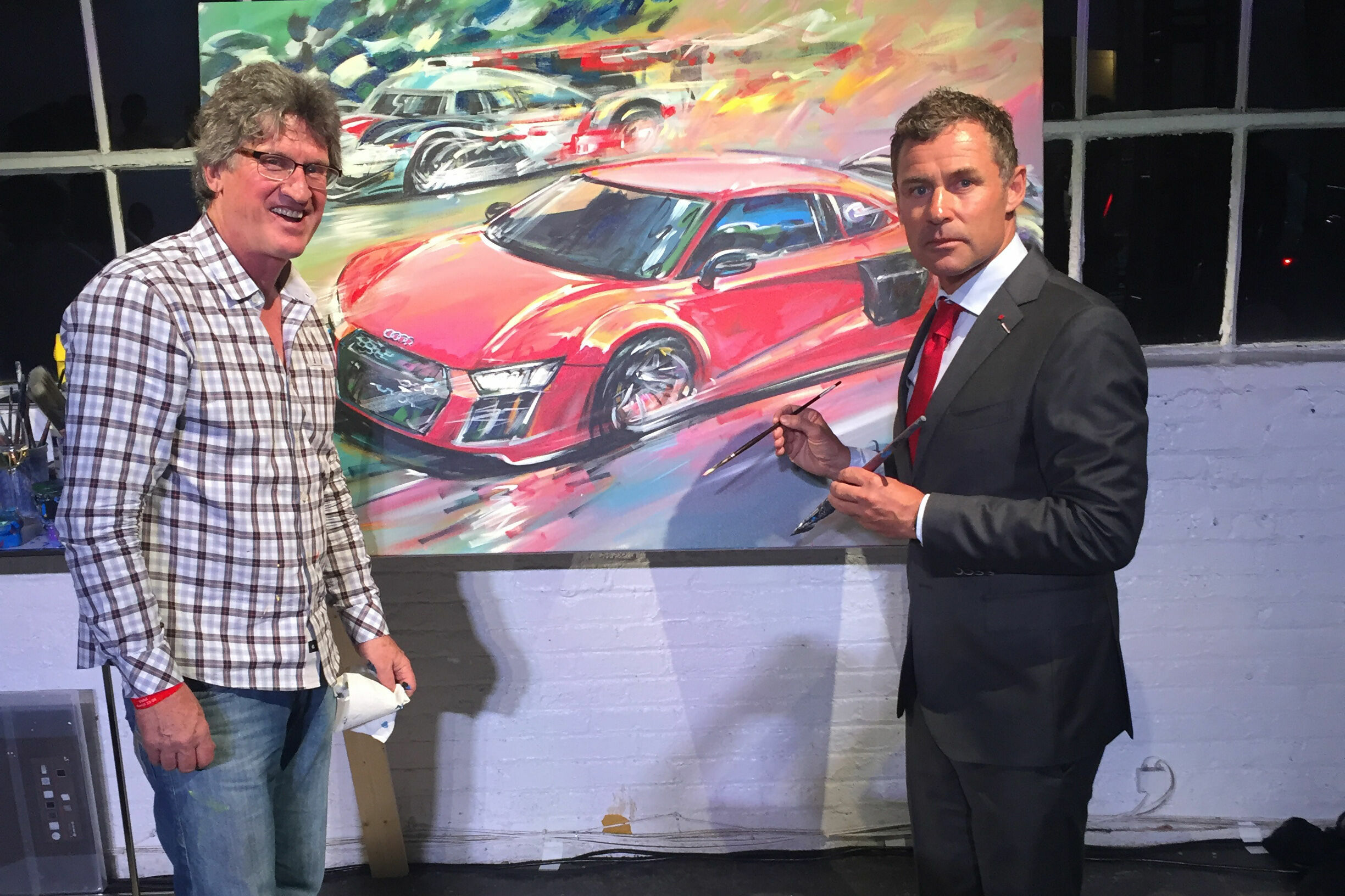 New York International Auto Show - Bill Patterson, Tom Kristensen