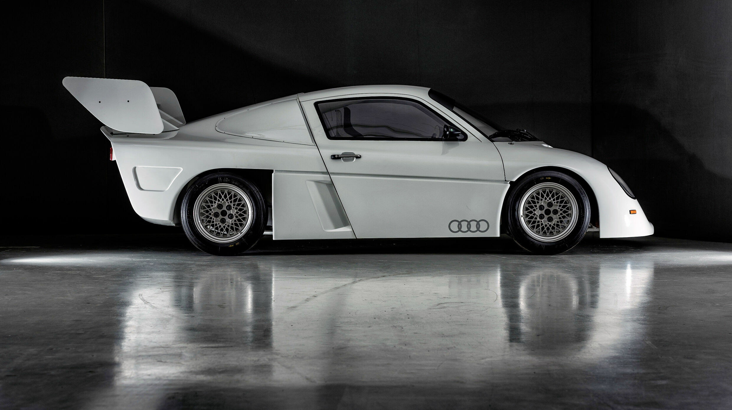 Audi Tradition präsentiert „Raritäten“ auf der Oldtimer-Messe Techno Classica - Für die Rallye-Weltmeisterschaft 1987 geplant: der Audi Gruppe S. Tatsächlich ging der Rennwagen nie an den Start.