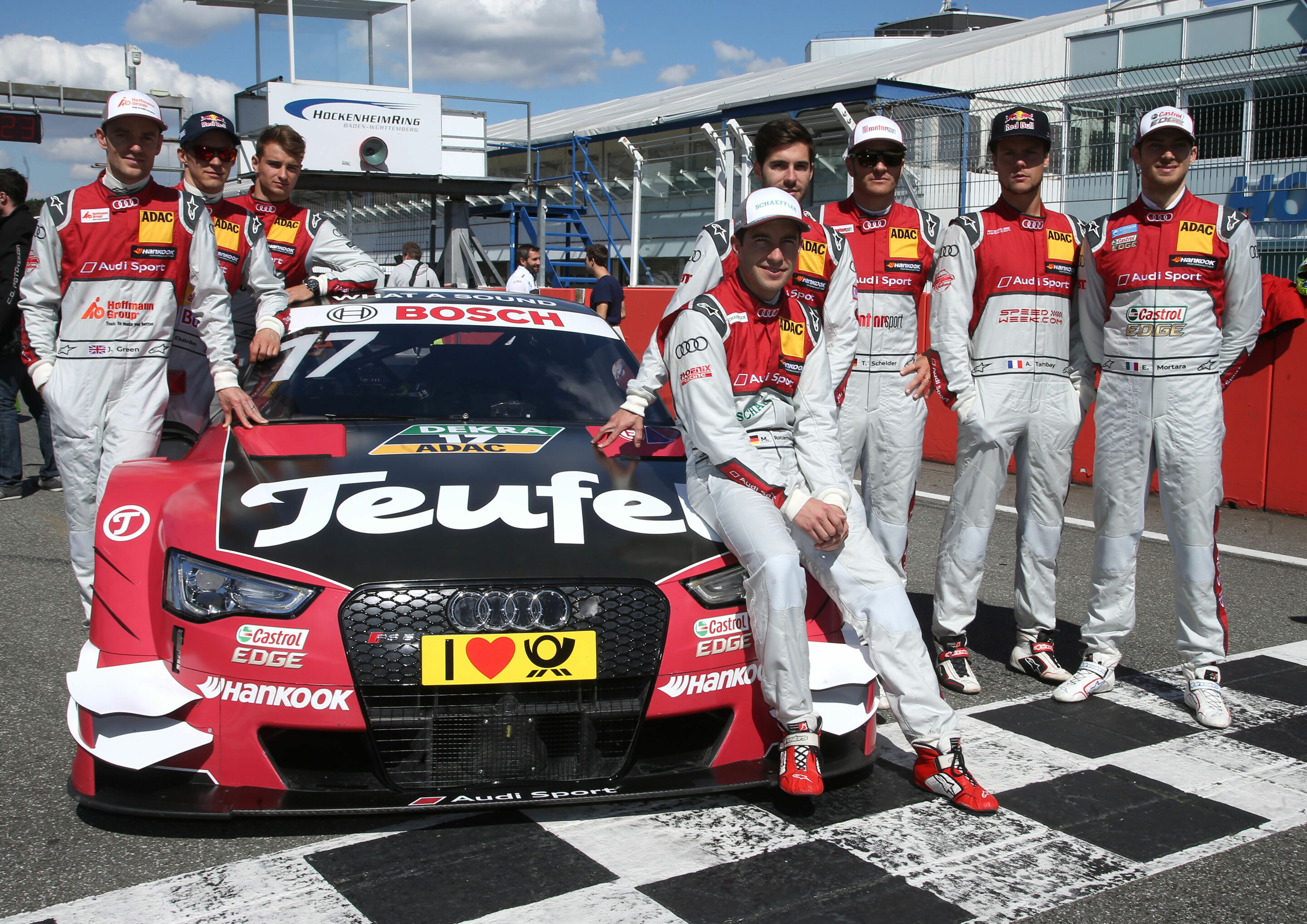 DTM-Test Hockenheim - Die acht Audi-DTM-Piloten 2016