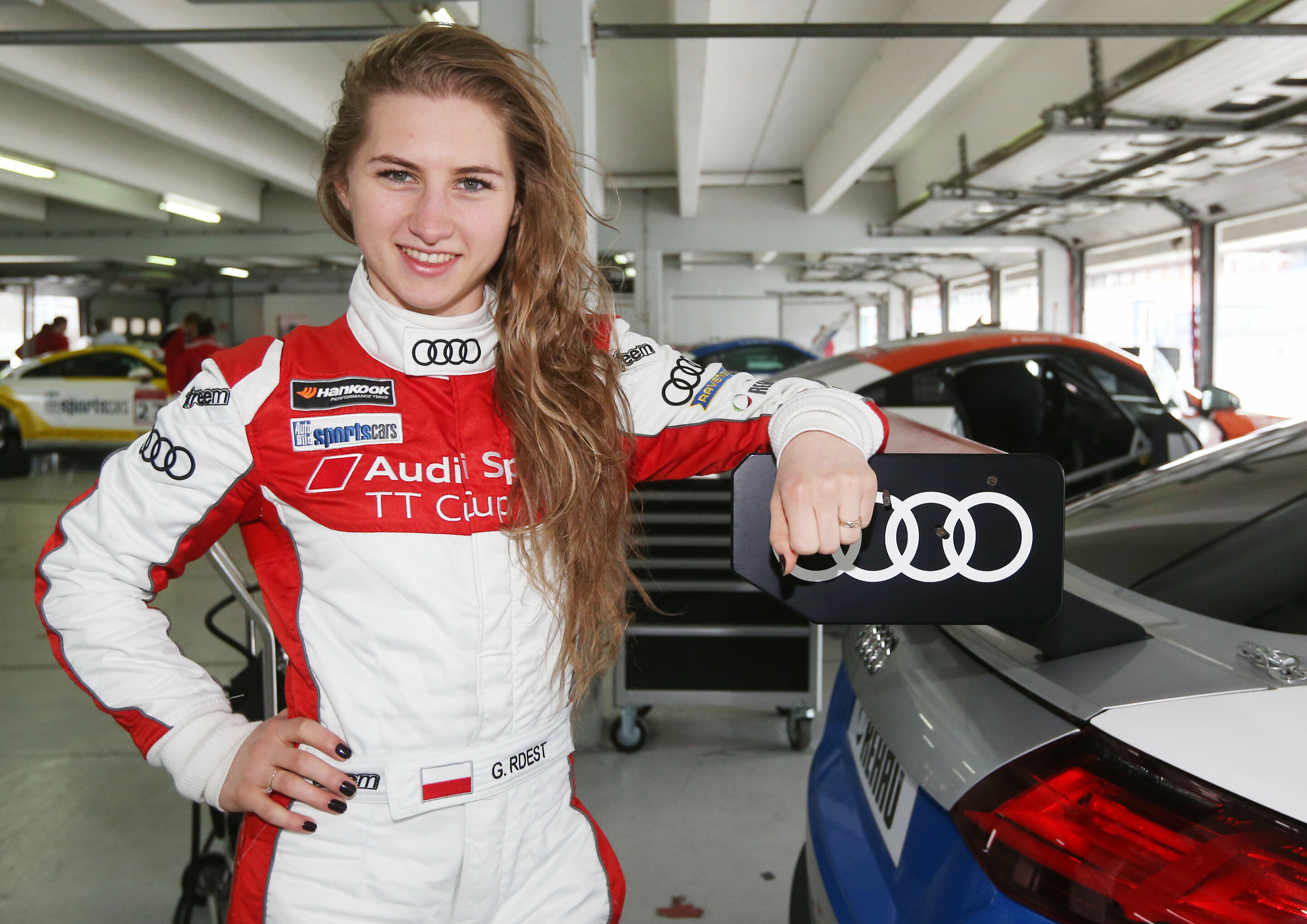 Audi Sport TT Cup 2016, Test Hockenheim - Gosia Rdest (PL)