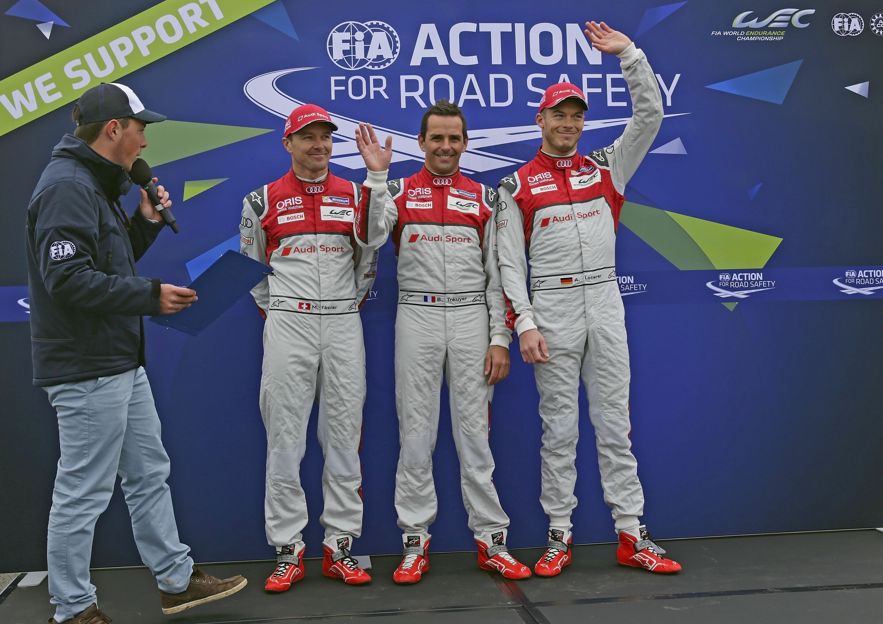 WEC Silverstone 2016 - Marcel Fässler, Benoît Tréluyer, André Lotterer
