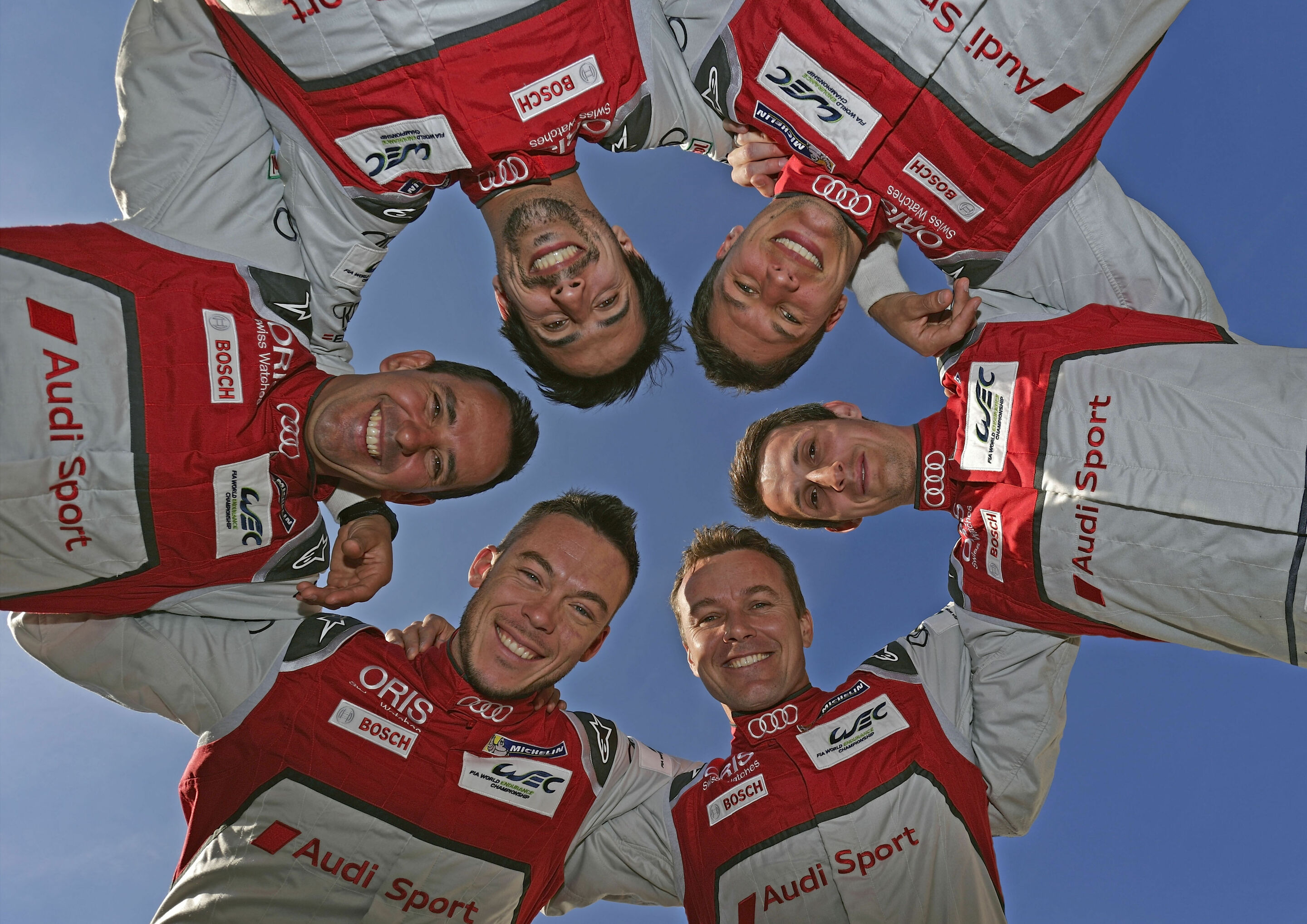 WEC Spa 2016 - Benoît Tréluyer, André Lotterer, Marcel Fässler, Oliver Jarvis, Loïc Duval, Lucas di Grassi