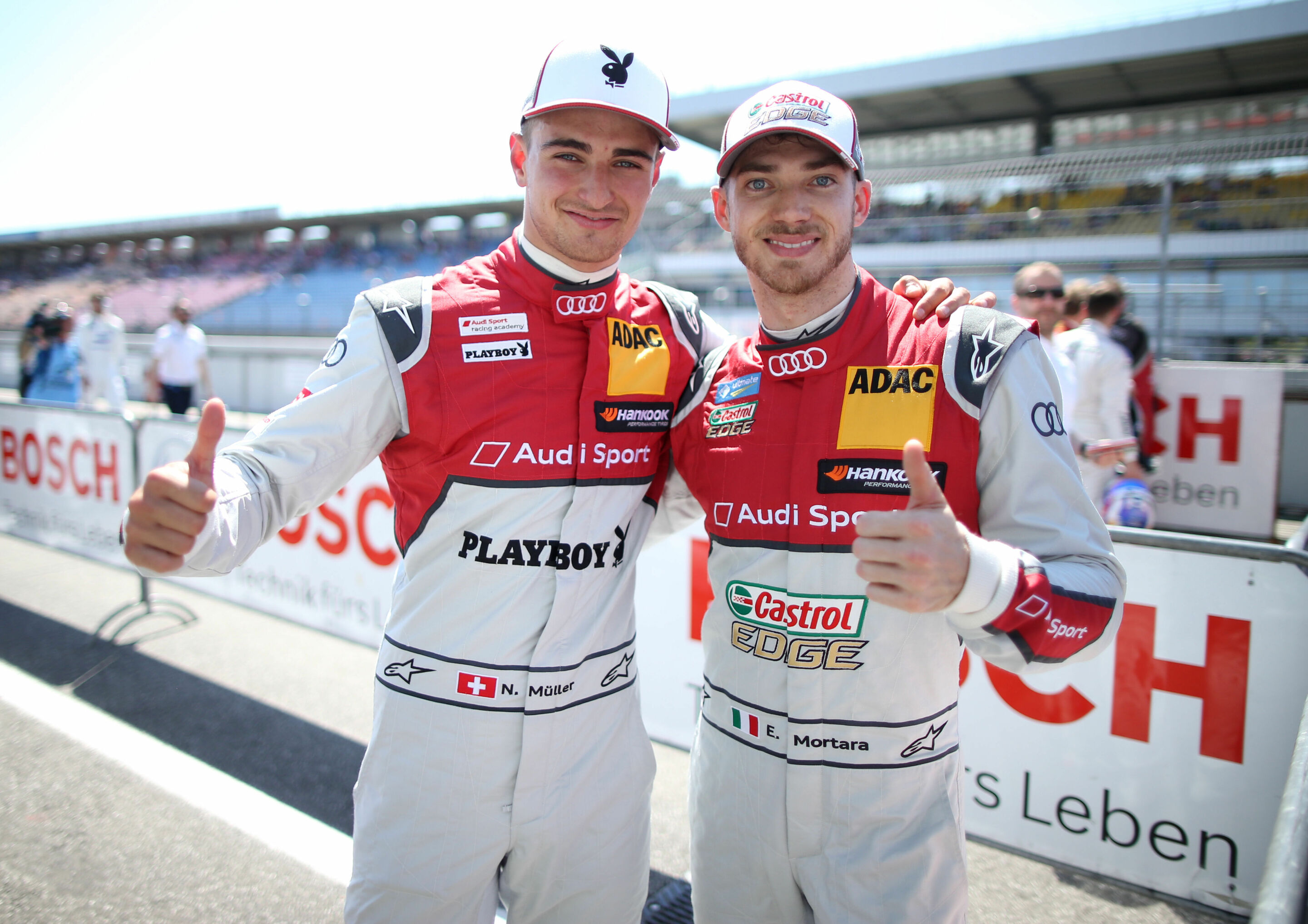 DTM Hockenheim 2016 - Nico Müller, Edoardo Mortara