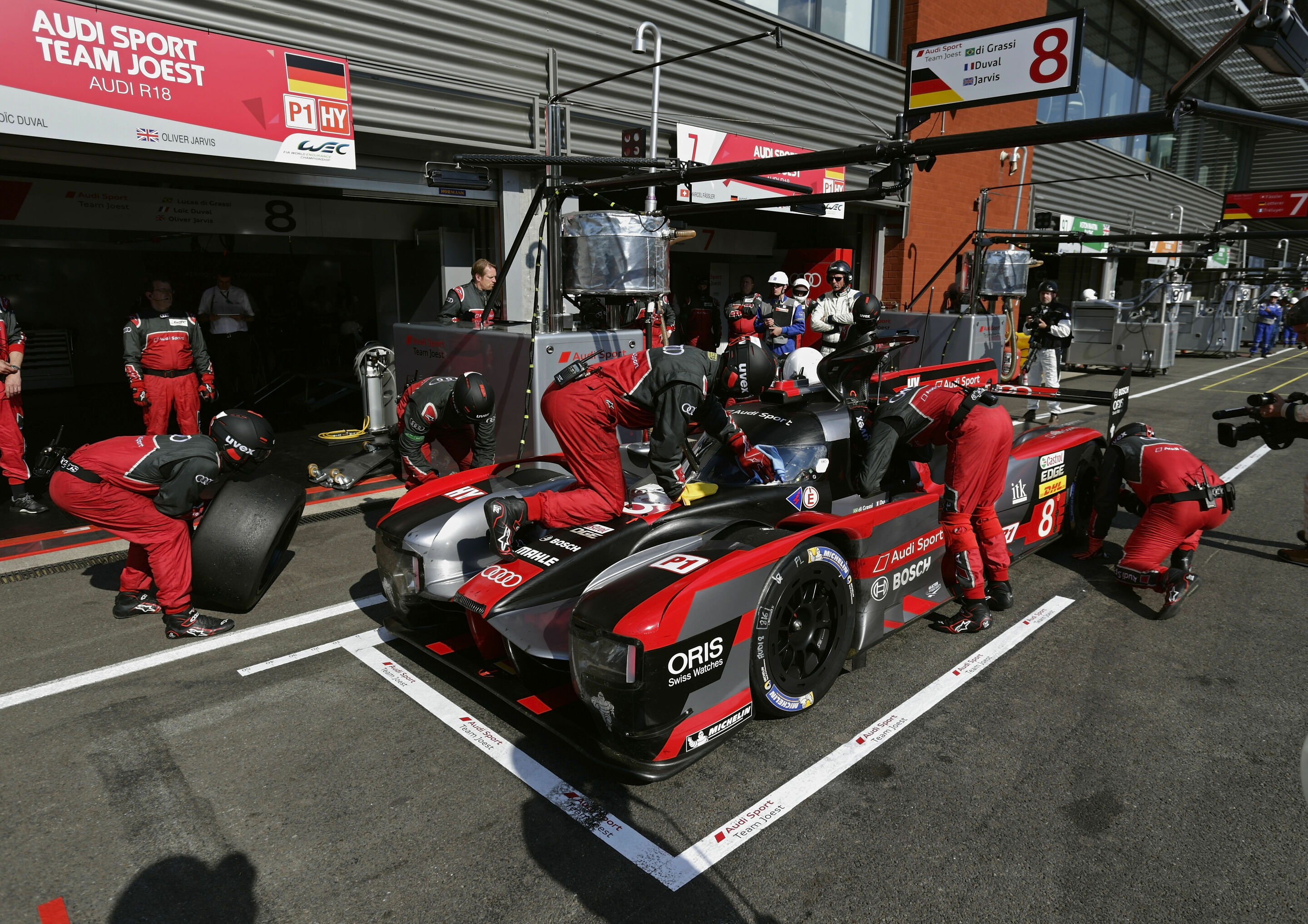 WEC Spa 2016 - Audi R18 (2016) #8 (Audi Sport Team Joest), Lucas di Grassi, Loïc Duval, Oliver Jarvis