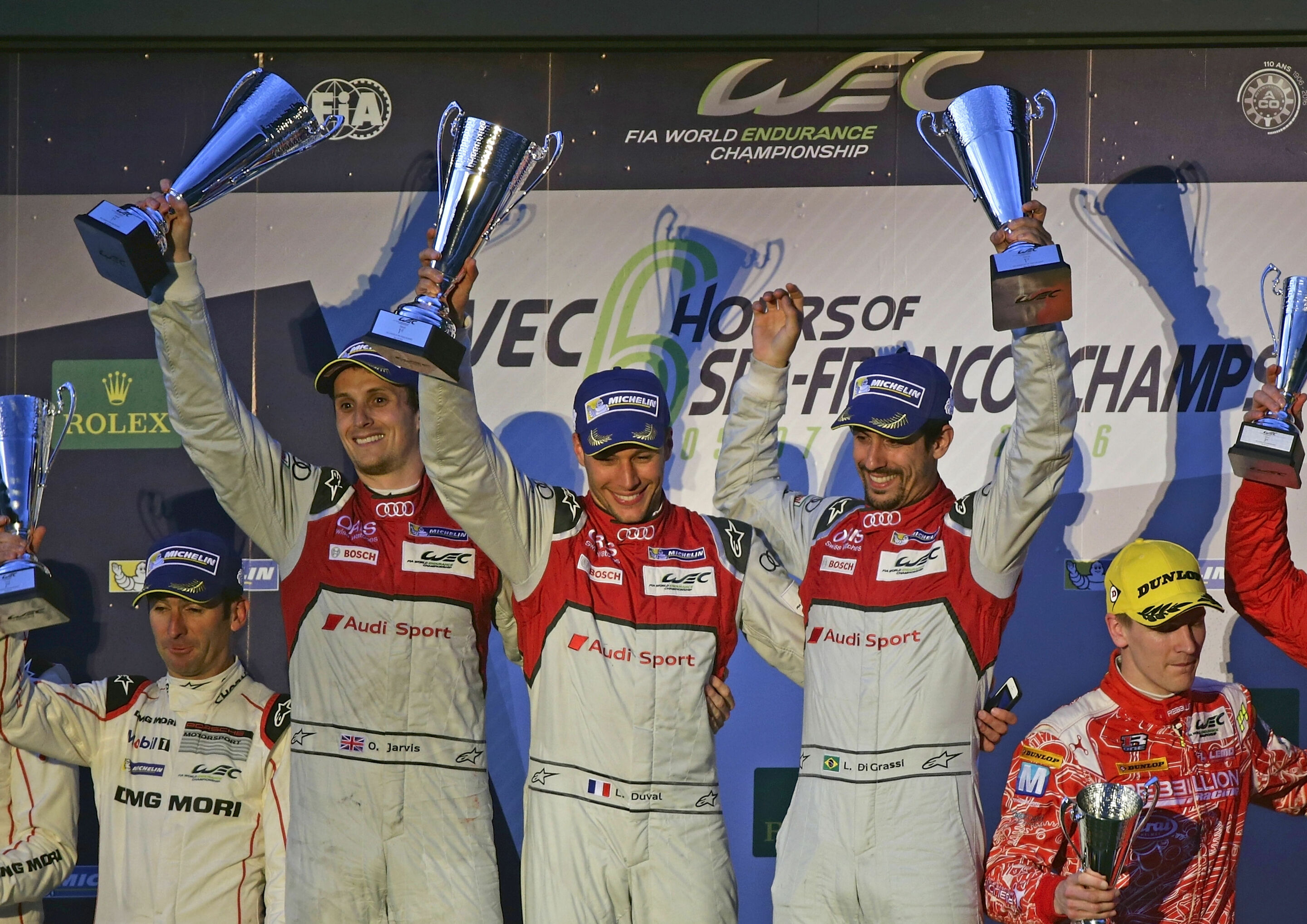 WEC Spa 2016 - Oliver Jarvis, Loïc Duval, Lucas di Grassi