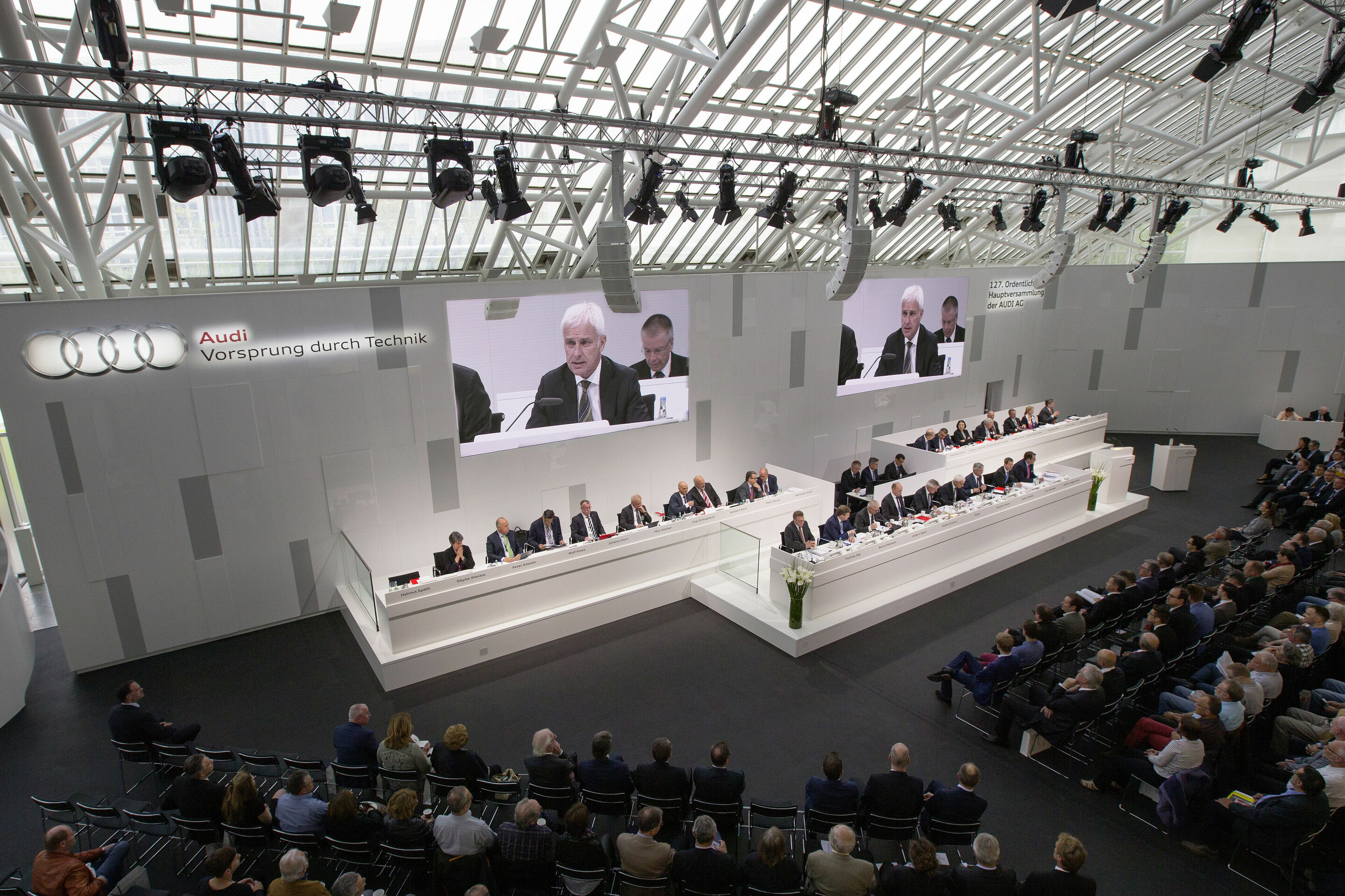 127th Annual General Meeting of AUDI AG in Ingolstadt - 127th Annual General Meeting of AUDI AG in Ingolstadt