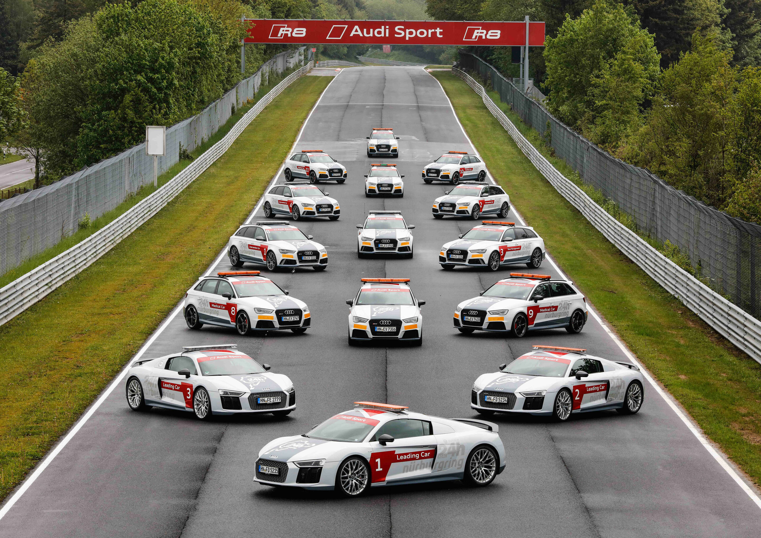 24h Nürburgring 2016 - Audi Official Cars