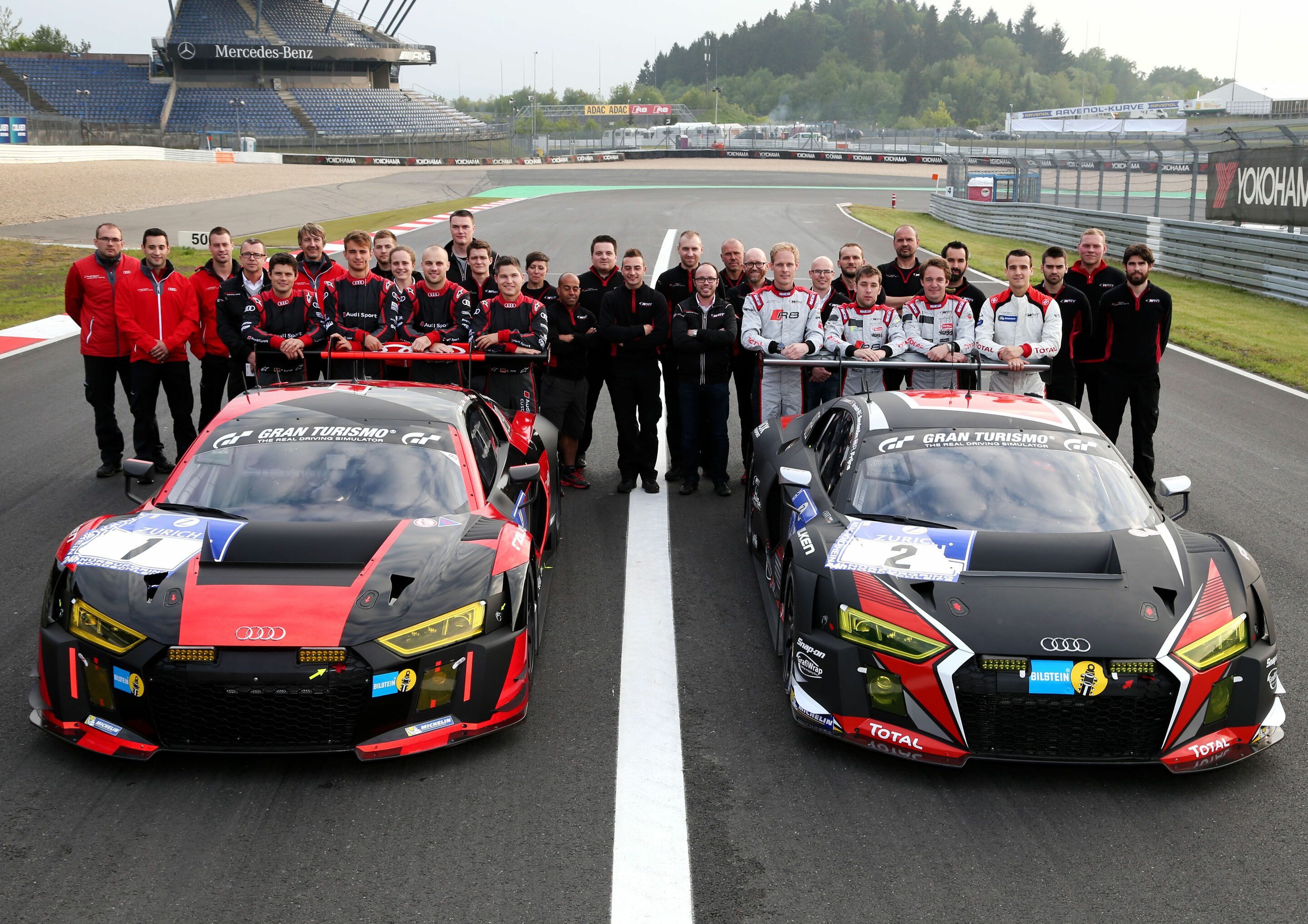 24h Nürburgring - Audi R8 LMS #1 (Audi Sport Team WRT), Pierre Kaffer/Christopher Mies/Nico Müller/Laurens Vanthoor


Audi R8 LMS #2 (Belgian Audi Club Team WRT), Robin Frijns/Stuart Leonard/Edward Sandström/Frédéric Vervisch