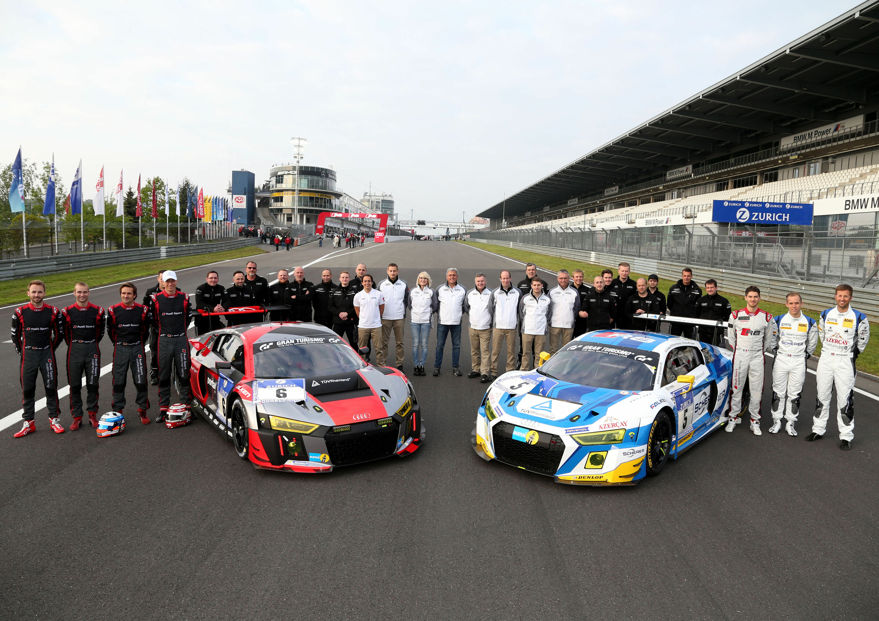 24h Nürburgring - Audi R8 LMS #6 (Audi Sport Team Phoenix), Christopher Haase/René Rast/Frank Stippler/Markus Winkelhock

Audi R8 LMS #5 (Audi Sport Team Phoenix), Anders Fjordbach/Niki Mayr-Melnhof/Edoardo Mortara/Frank Stippler