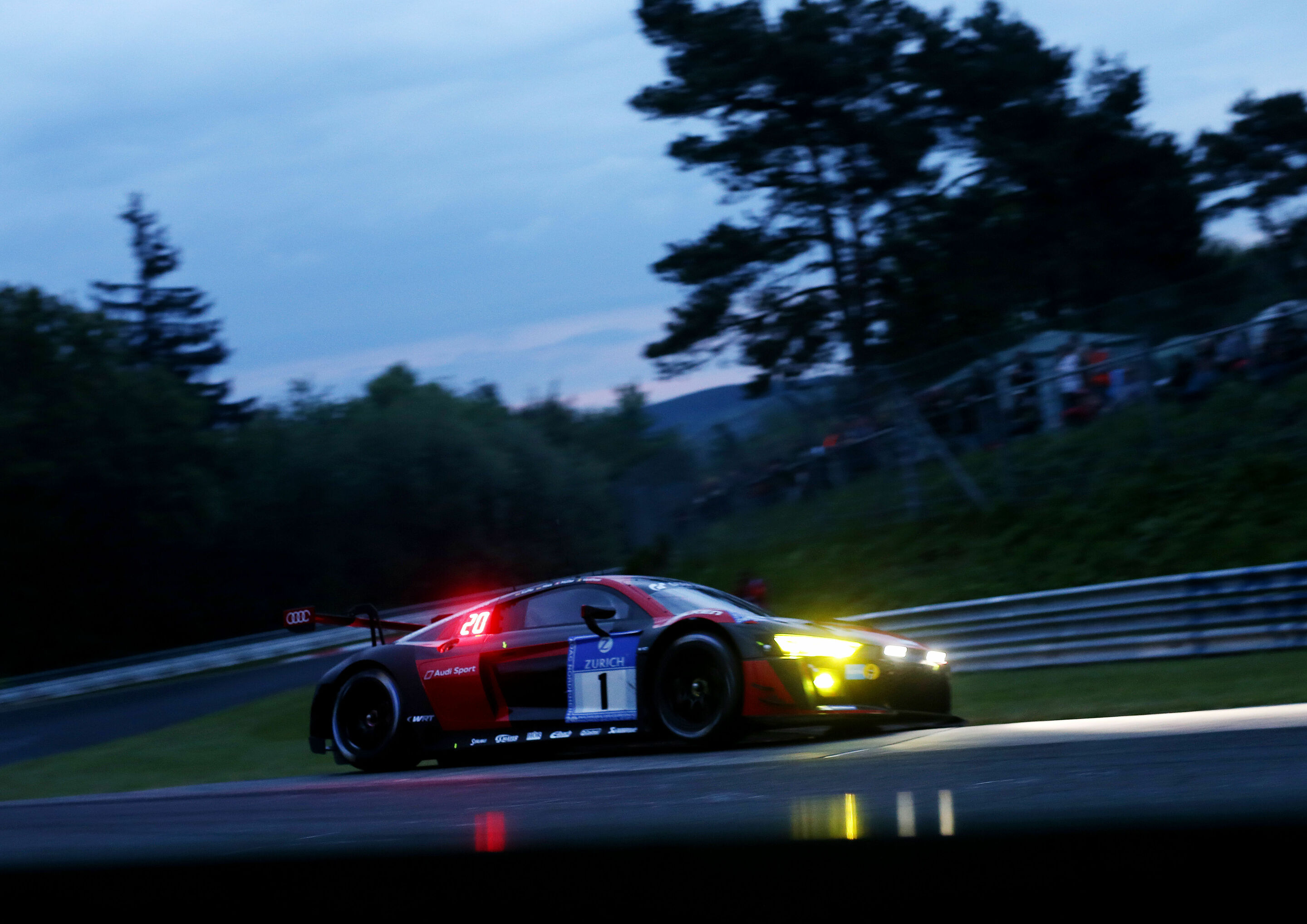 24h Nürburgring 2016 - Audi R8 LMS #1 (Audi Sport Team WRT), Pierre Kaffer/Christopher Mies/Nico Müller/Laurens Vanthoor