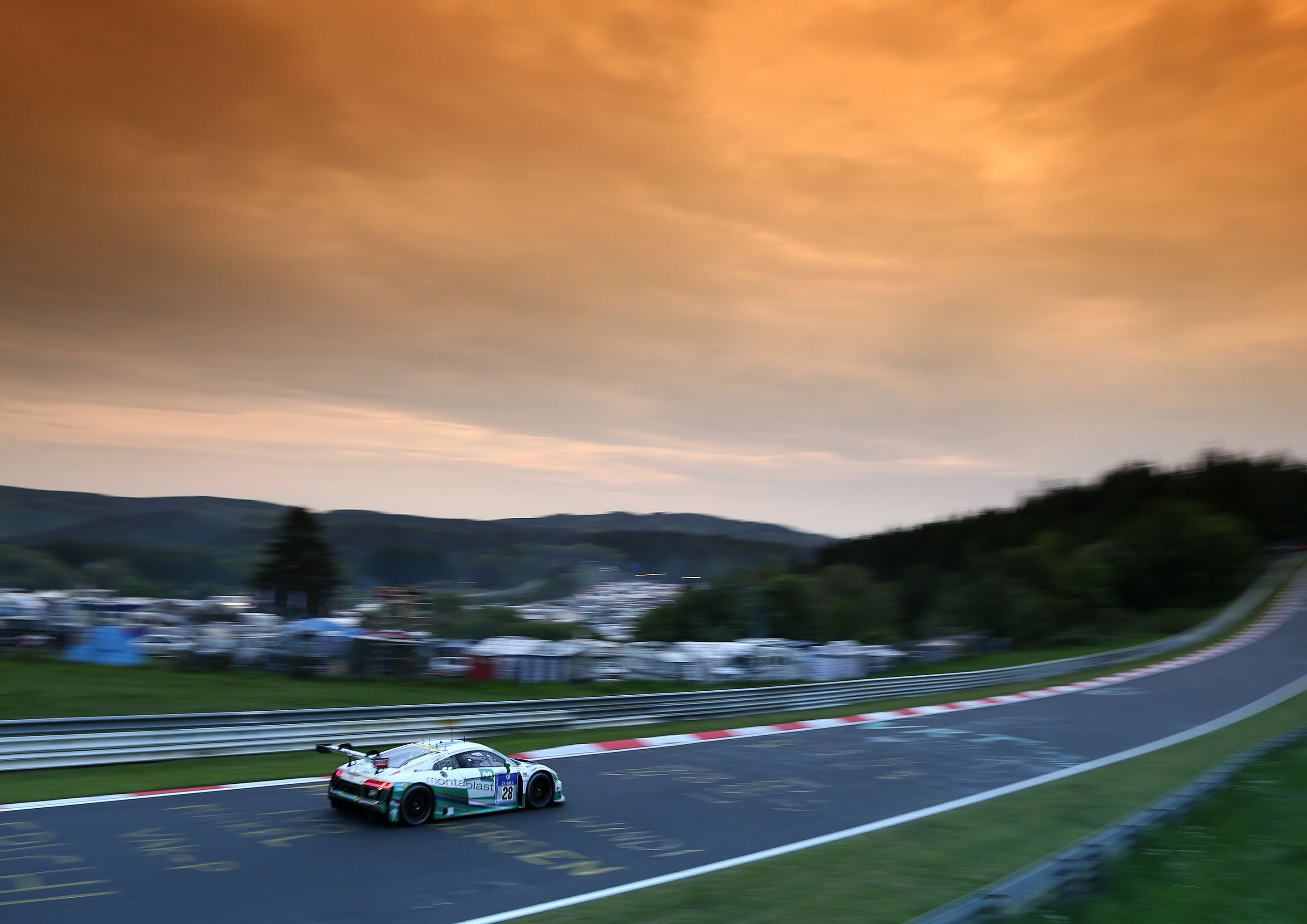 24h Nürburgring 2016 - Audi R8 LMS #28 (montaplast by Land-Motorsport), Marc Basseng/Connor De Phillippi/Mike Rockenfeller/Timo Scheider