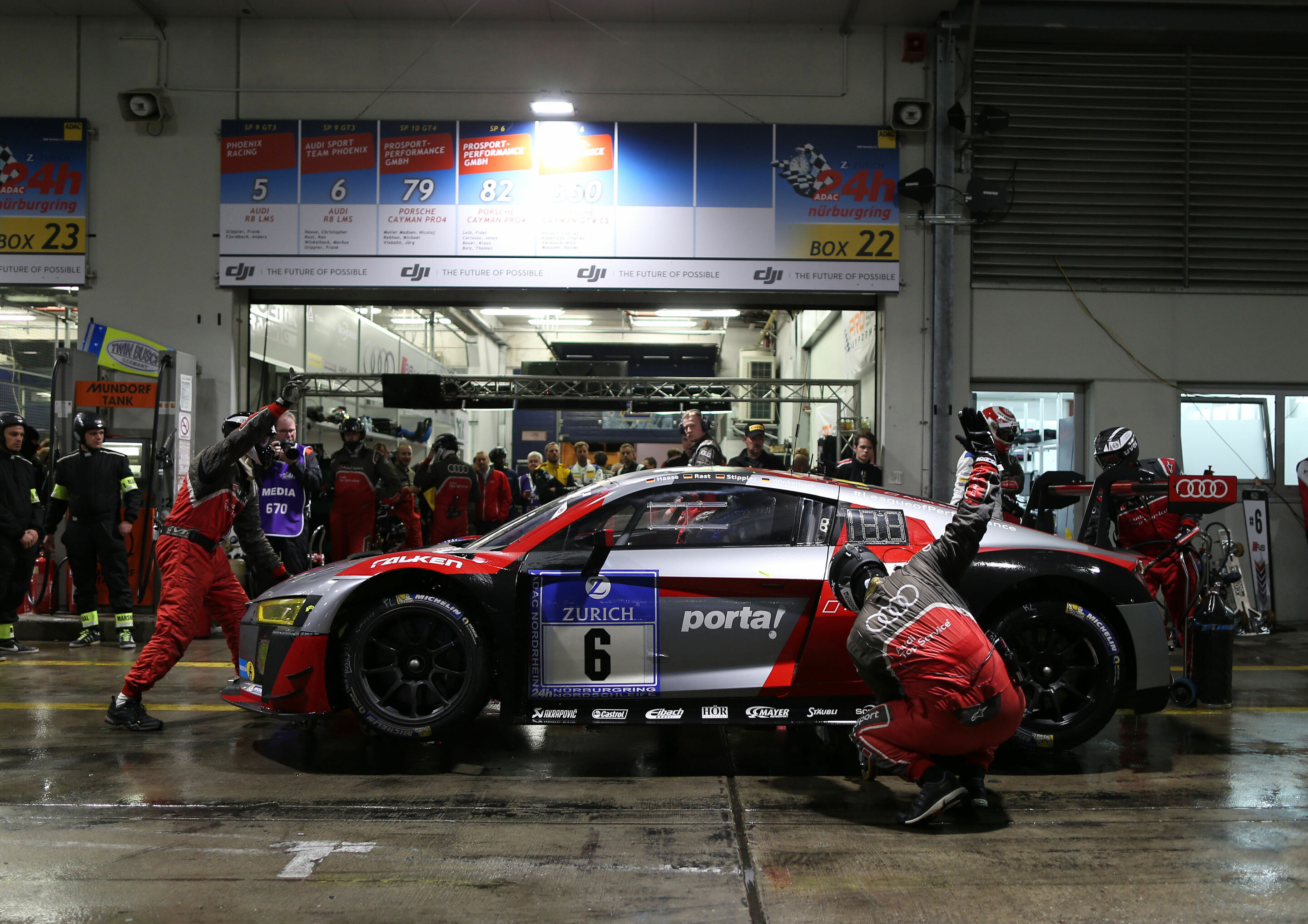 24h Nürburgring 2016 - Audi R8 LMS #6 (Audi Sport Team Phoenix), Christopher Haase/René Rast/Frank Stippler/Markus Winkelhock