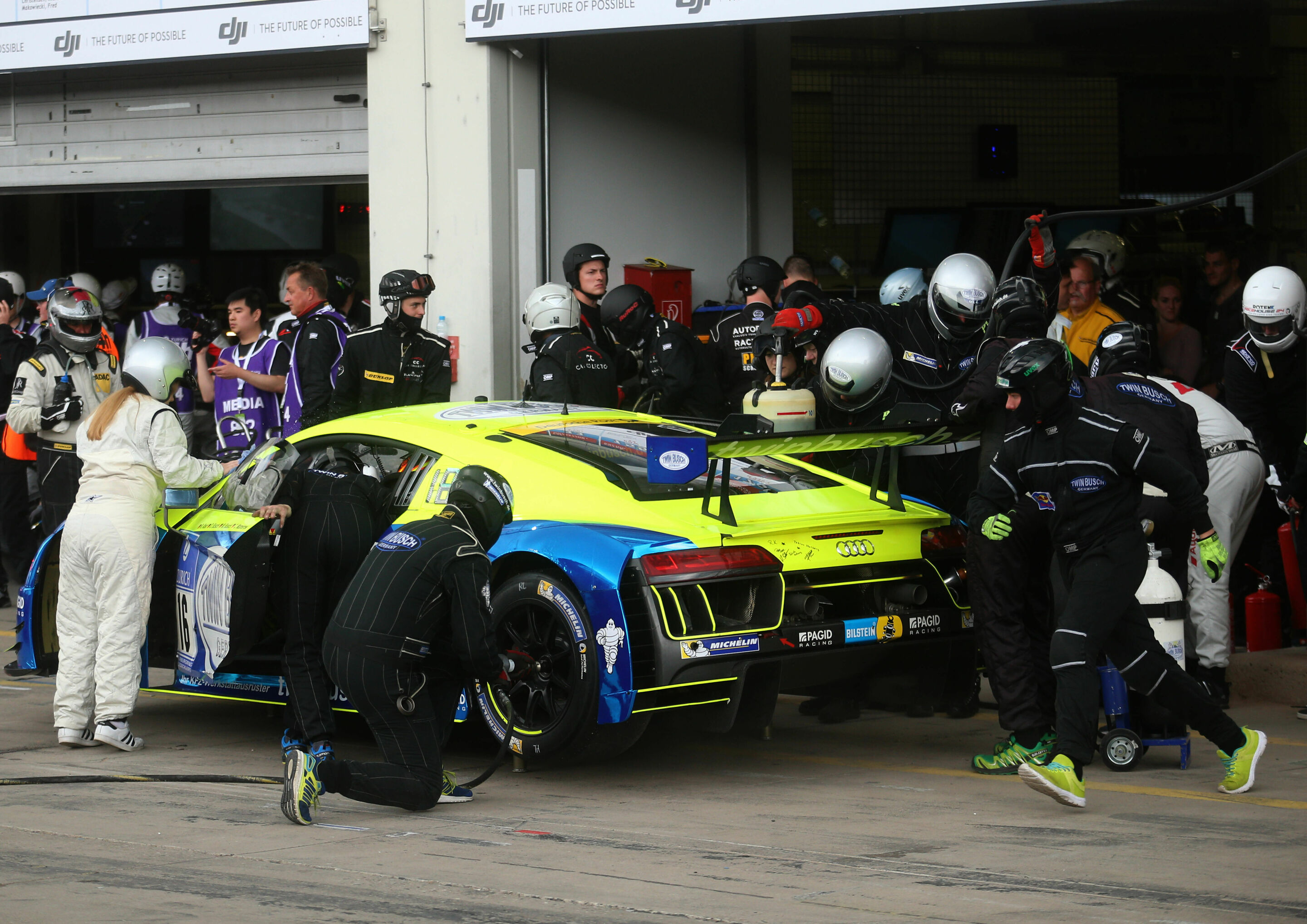 24h Nürburgring 2016 - Audi R8 LMS #16 (Twin Busch Motorsport), Dennis Busch/Marc Busch/Christian Mamerow/René Rast
