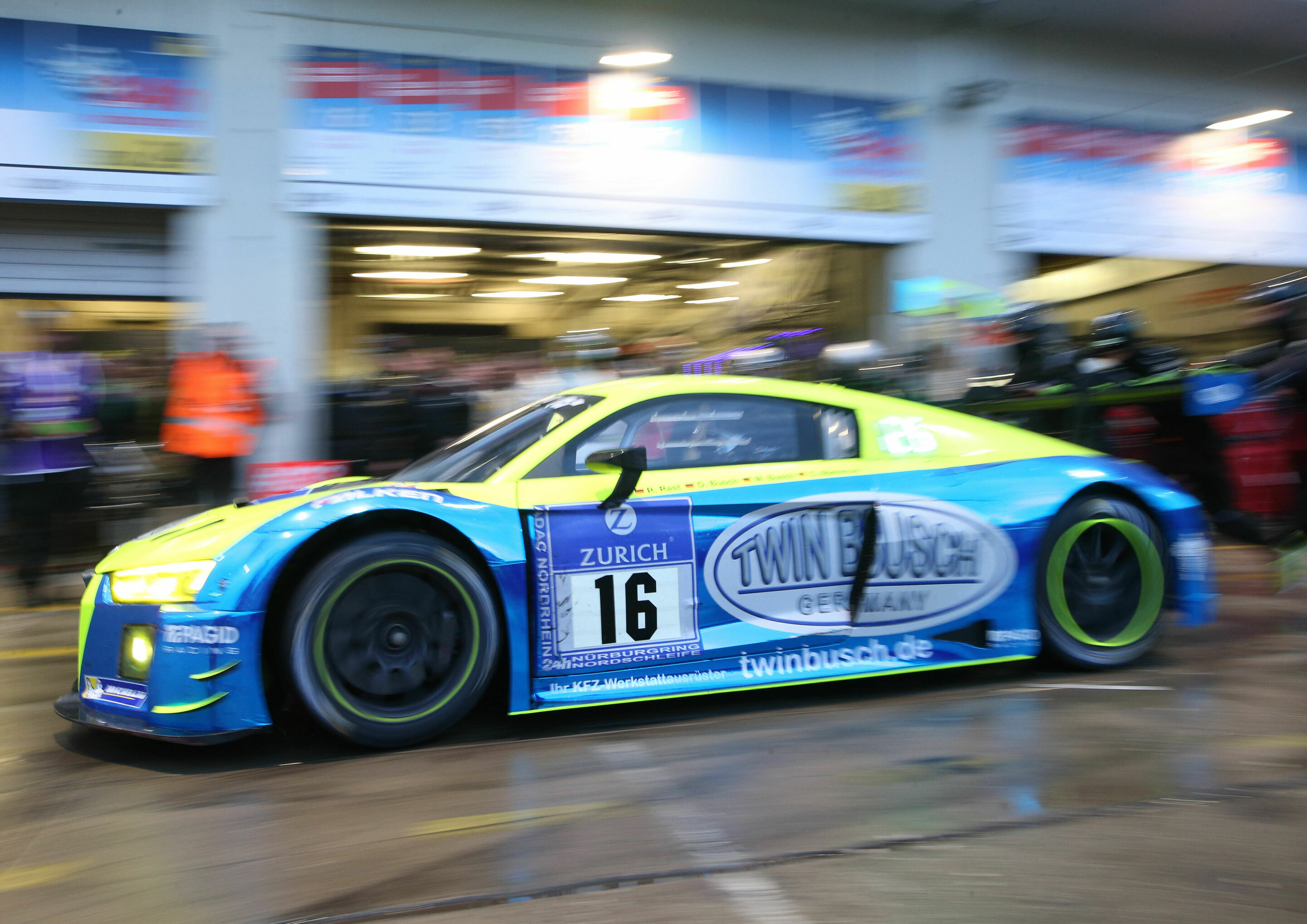 24h Nürburgring 2016 - Audi R8 LMS #16 (C), Dennis Busch/Marc Busch/Christian Mamerow/René Rast