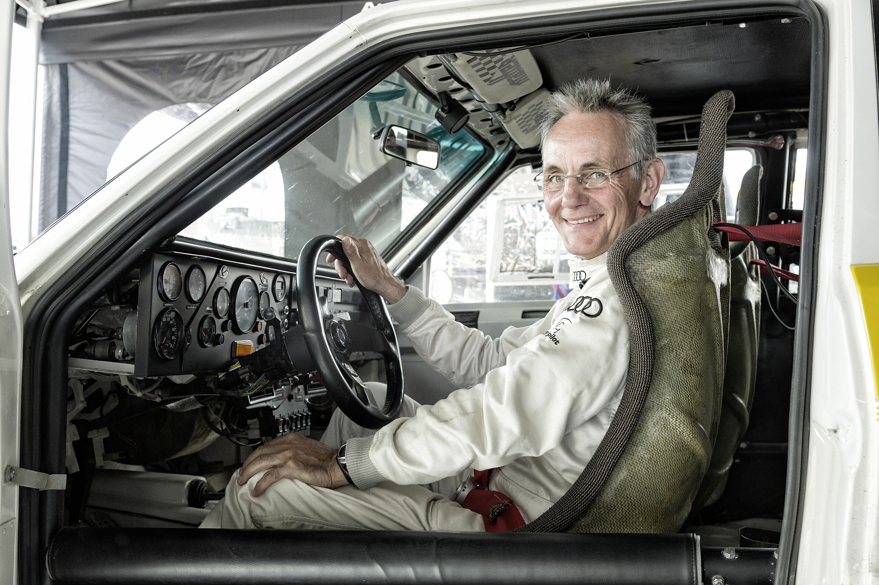 Audi Rallye-Ikonen beim Eifel Rallye Festival 2014 - Besonderes Jubiläum in Daun: Harald Demuth, vor 30 Jahren Deutscher Rallye-Meister.