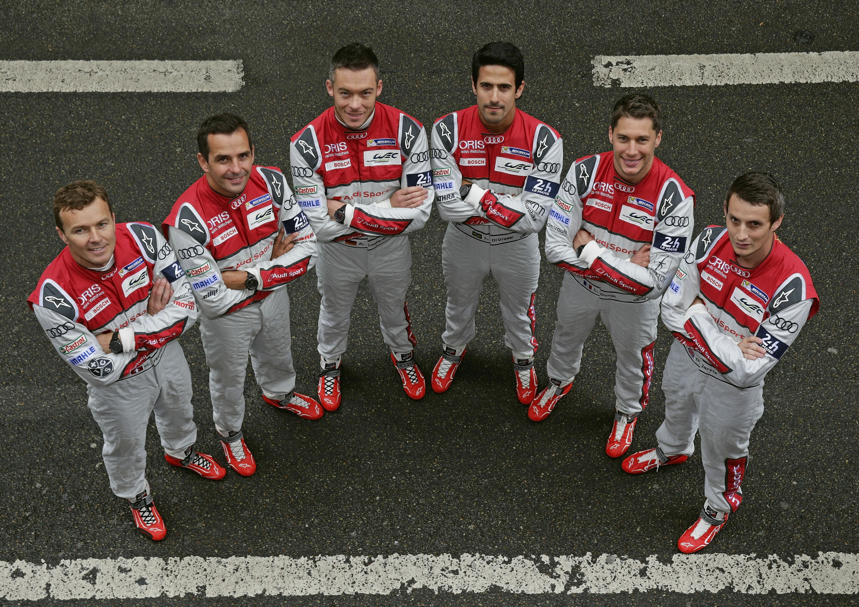 24h Le Mans 2016 - Marcel Fässler, Benoît Tréluyer, André Lotterer, Lucas di Grassi, Loïc Duval, Oliver Jarvis