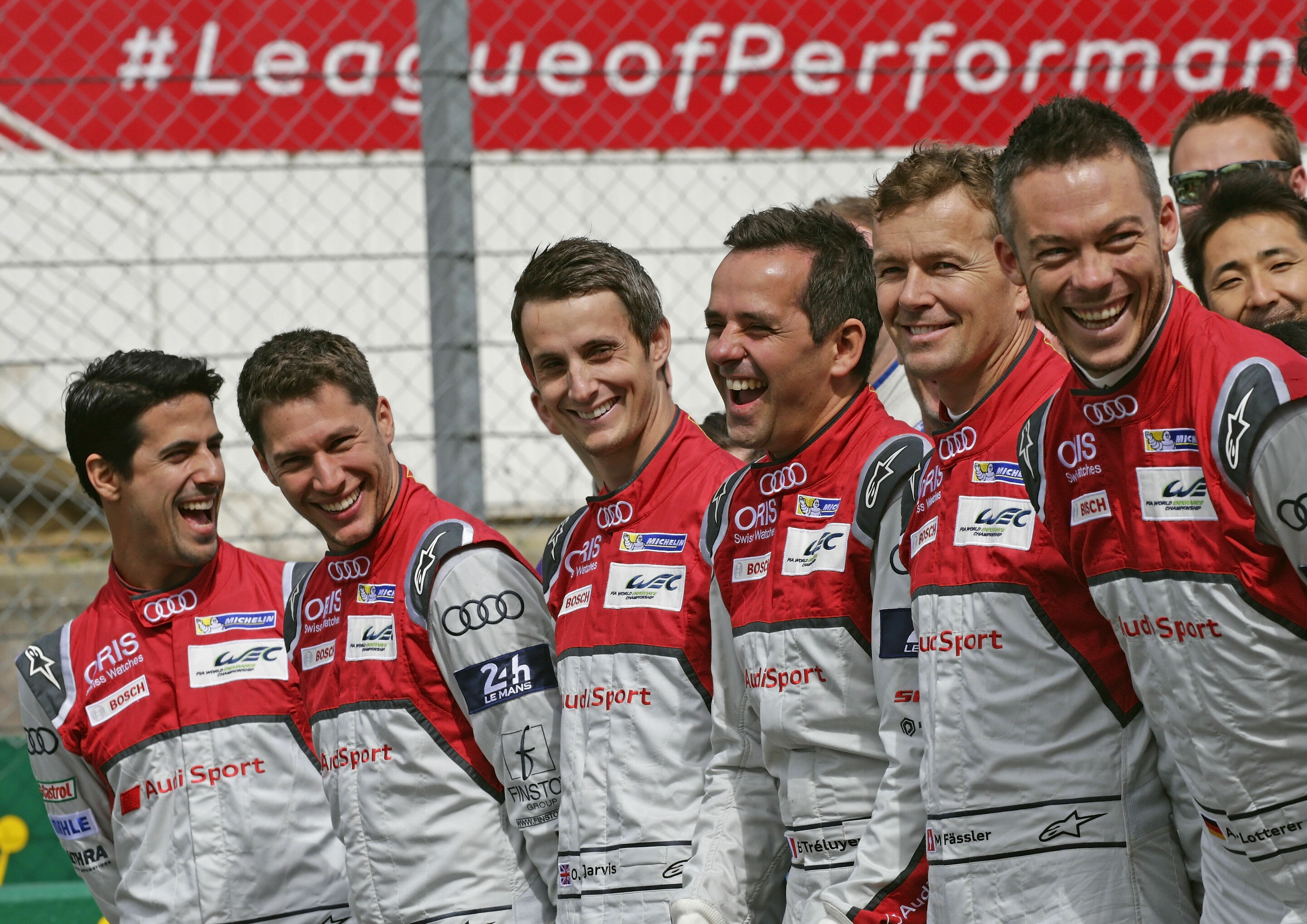 24h Le Mans 2016 - Lucas di Grassi, Loïc Duval, Oliver Jarvis, Benoît Tréluyer, Marcel Fässler, André Lotterer