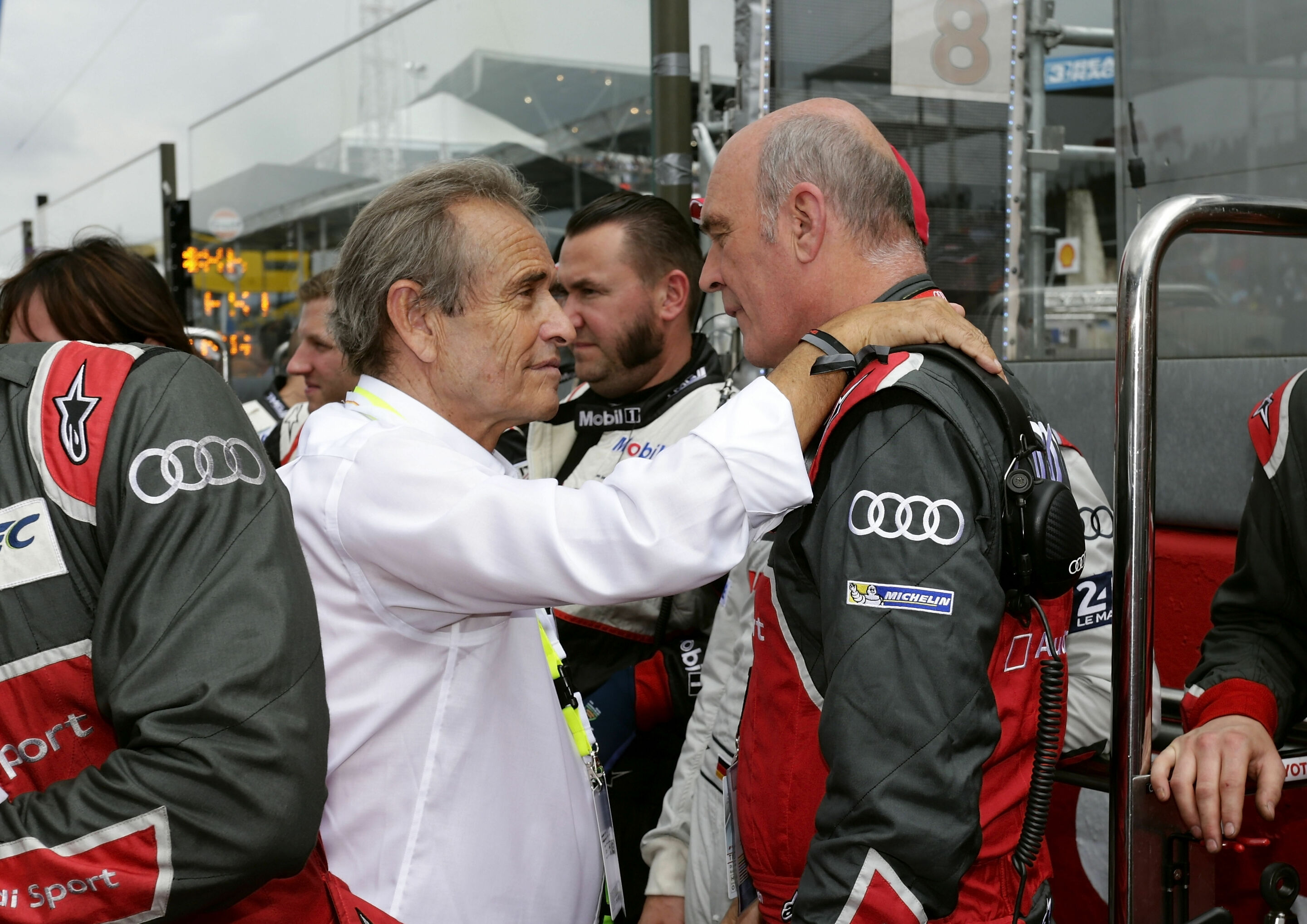 24h Le Mans 2016 - Jacky Ickx, Dr. Wolfgang Ullrich (Head of Audi Sport)